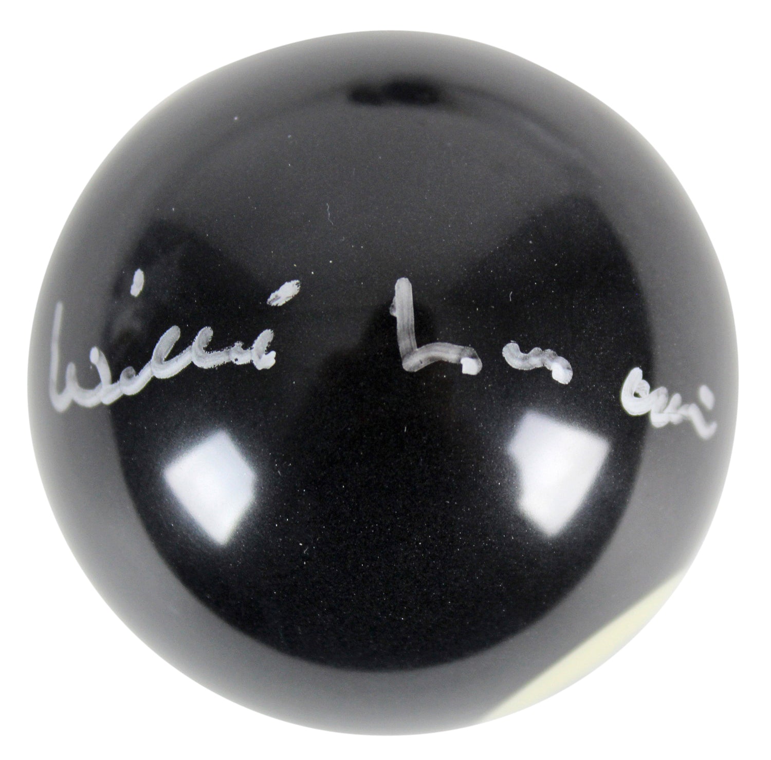 Willie Mosconi Authentic Signed #8 Billiards Pool Ball Autographed JSA #N41274