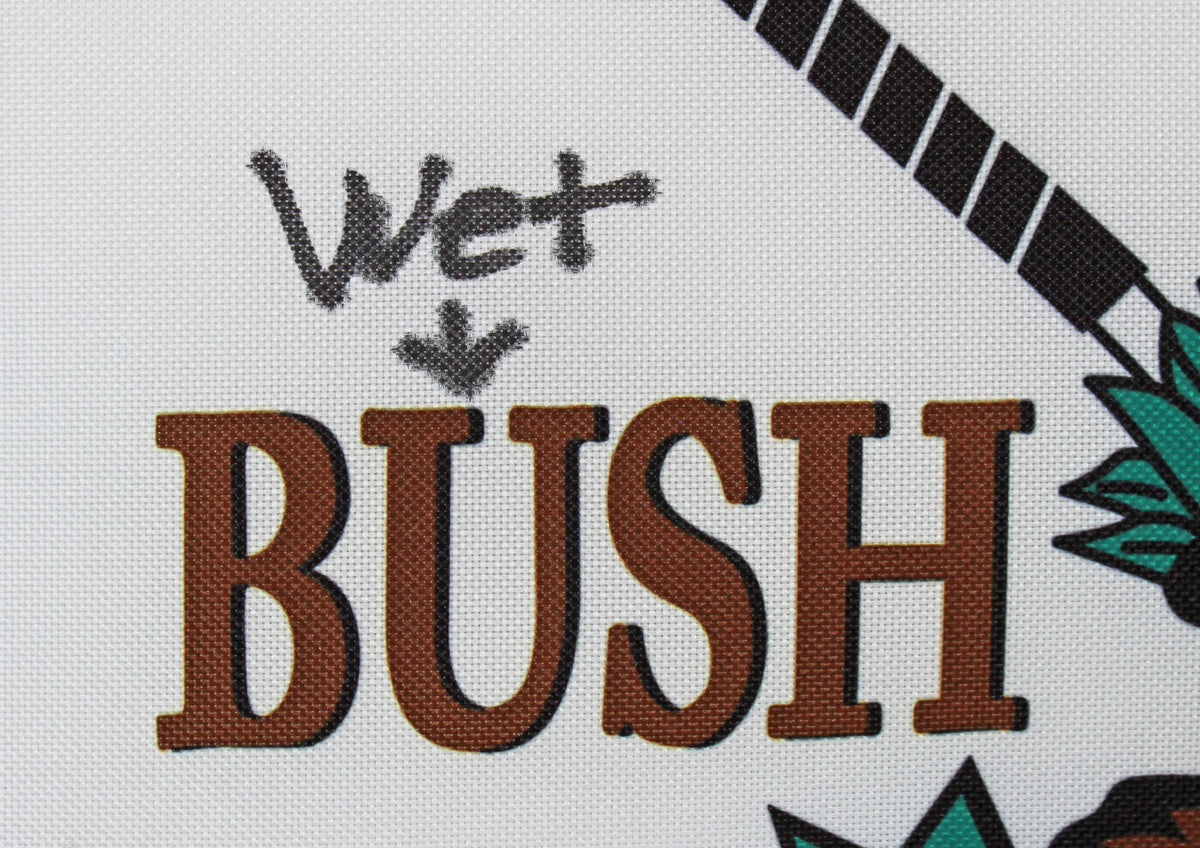 Chevy Chase "Wet" Authentic Signed Bushwood Country Club Pin Flag BAS Witnessed