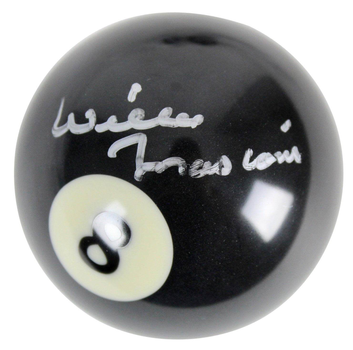 Willie Mosconi Authentic Signed #8 Billiards Pool Ball Autographed JSA #N41276