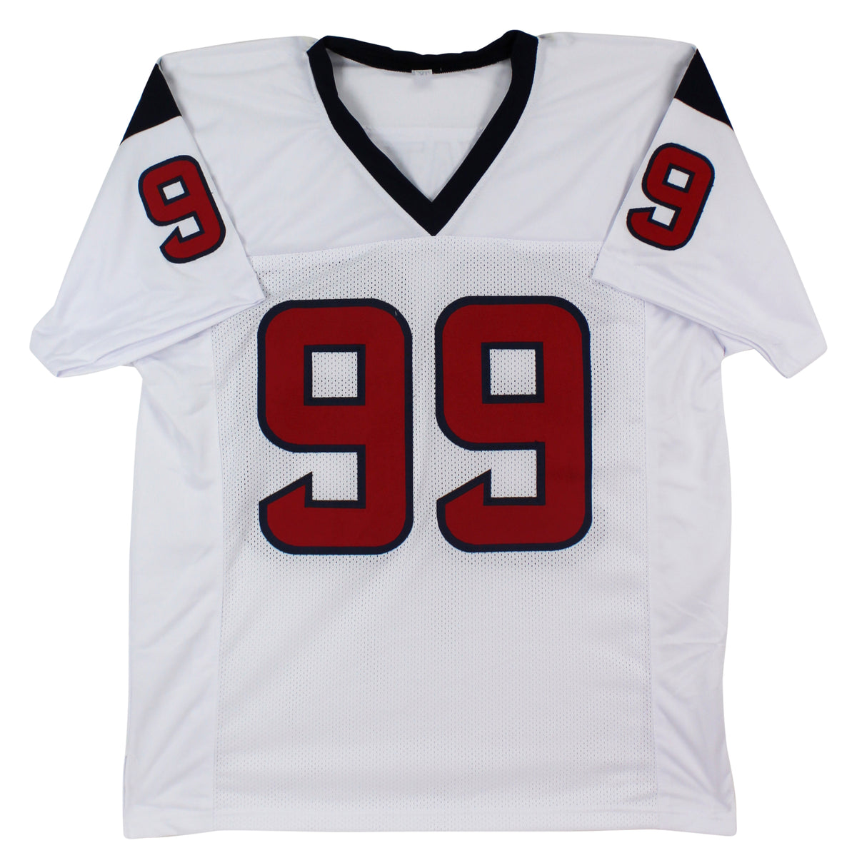 J.J. Watt Authentic Signed White Pro Style Jersey Autographed JSA Witness