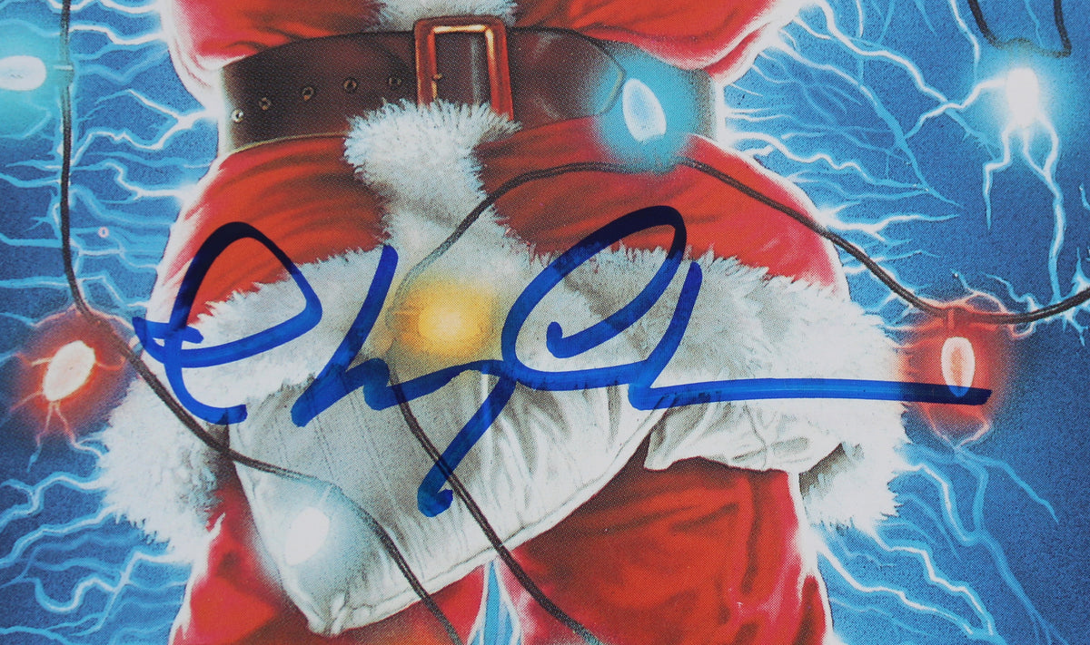 Chevy Chase Signed Christmas Vacation Laserdisc Cover W/Disk BAS Wit #WR44156