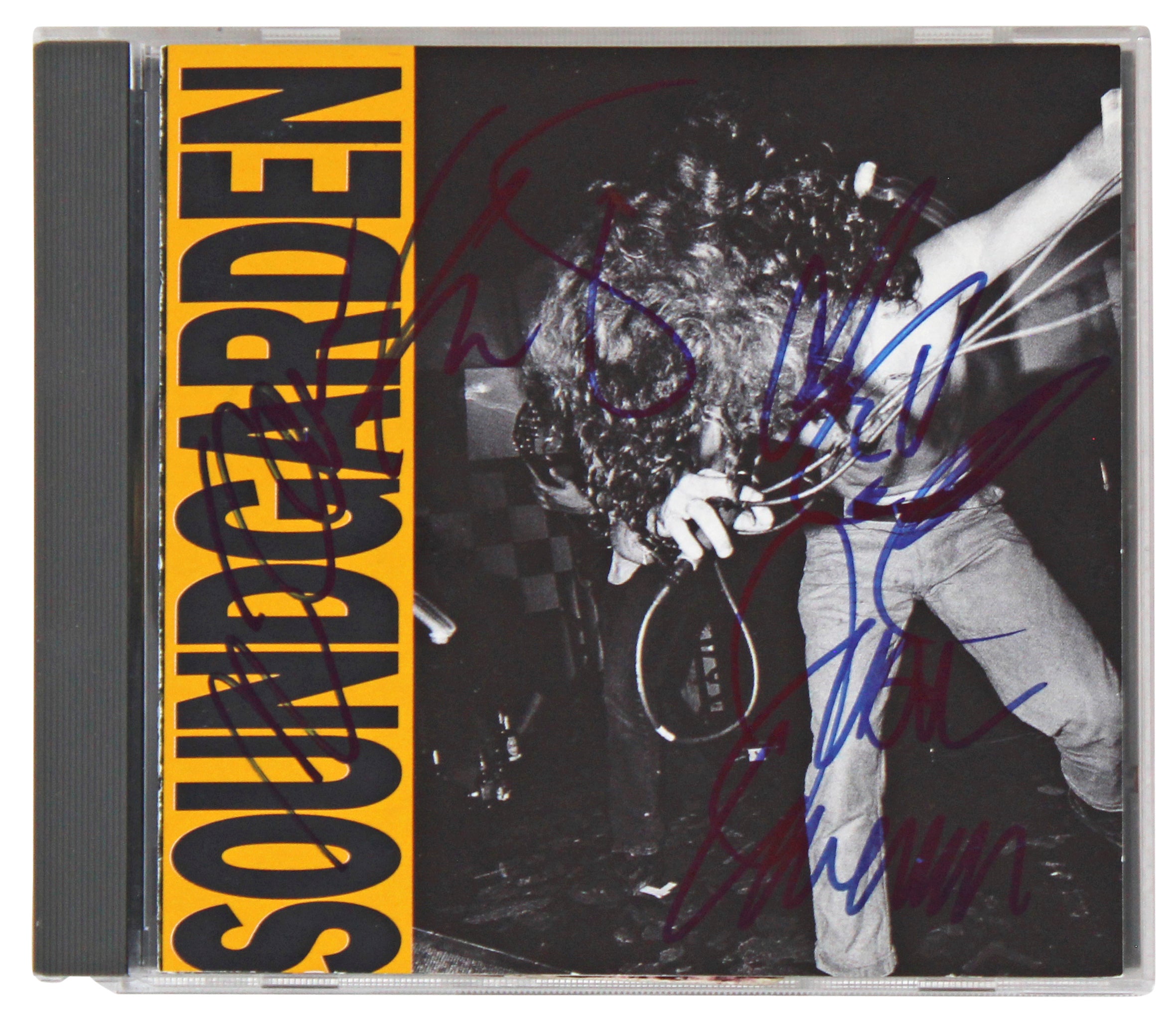 Soundgarden (3) Cornell, Thayil, Shepherd & Cameron Signed Insert W/ Disk BAS