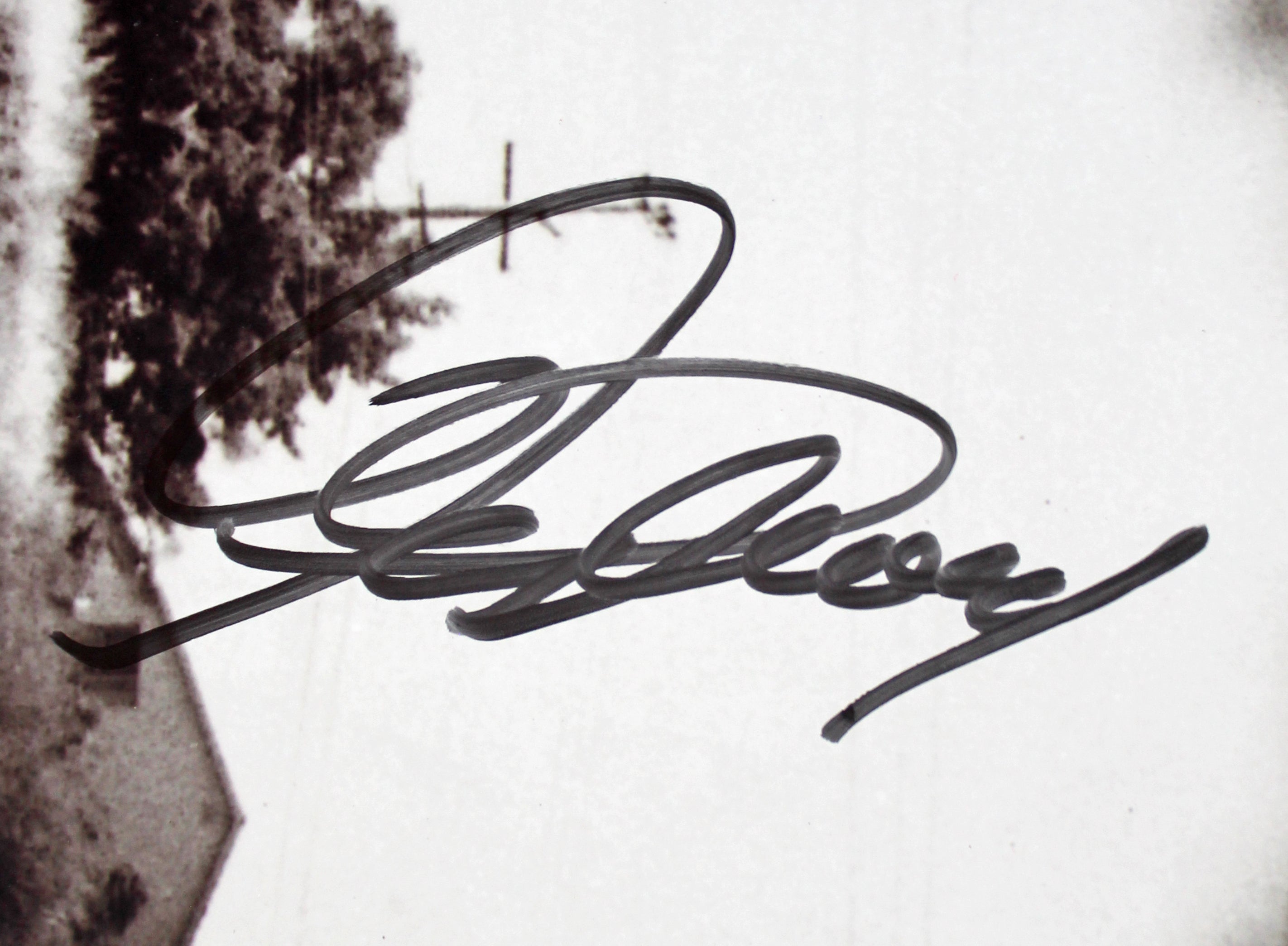 Clint Eastwood Dirty Harry Authentic Signed 16x20 B&W Photo BAS #A42897