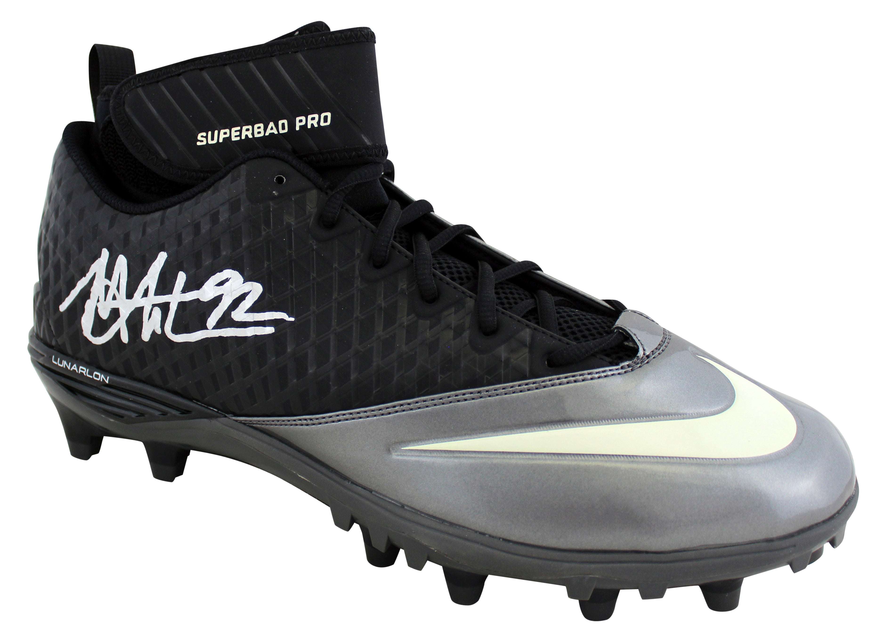 Giants Michael Strahan Authentic Signed Nike Lunarbeast Cleat BAS Witnessed