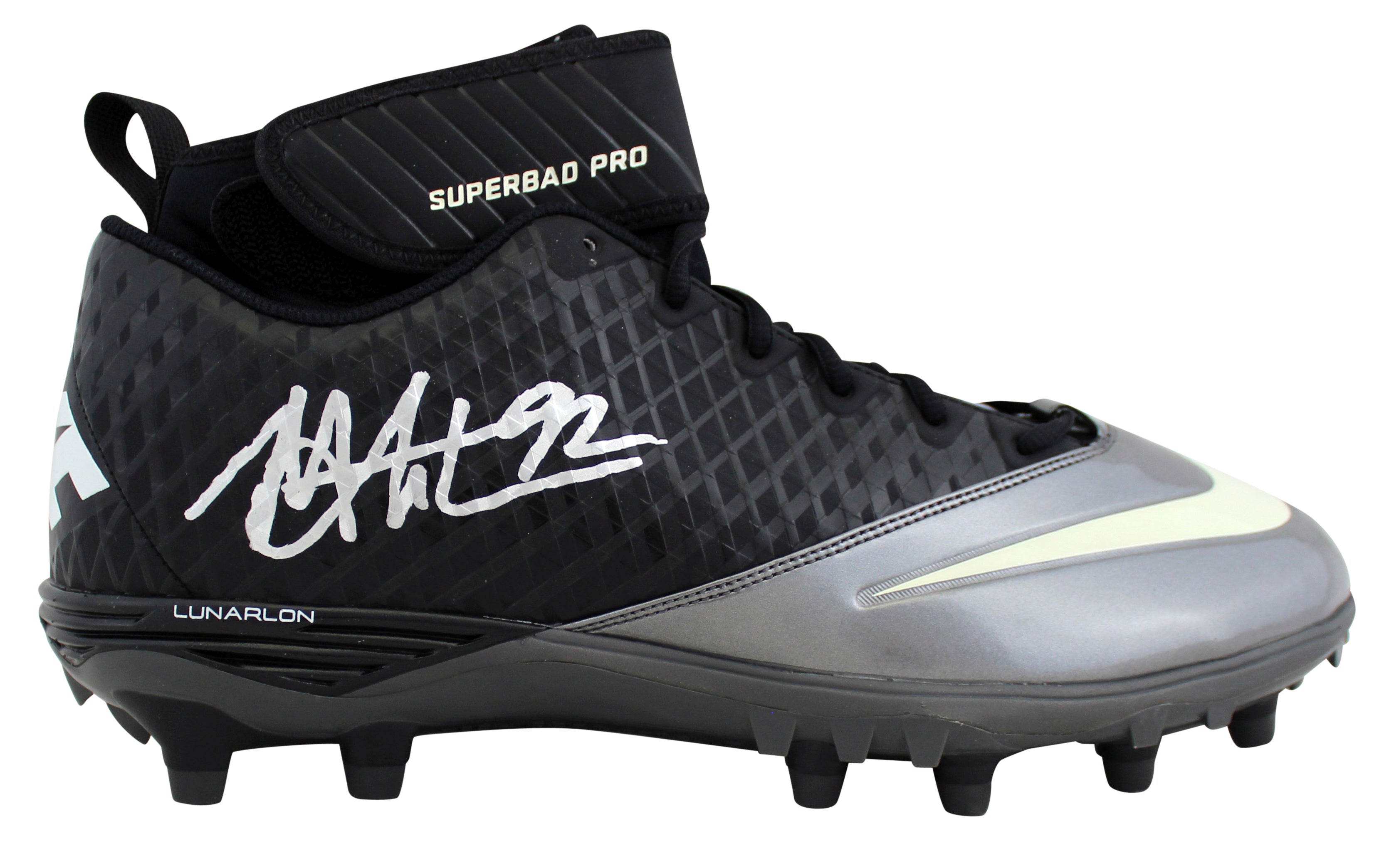 Giants Michael Strahan Authentic Signed Nike Lunarbeast Cleat BAS Witnessed