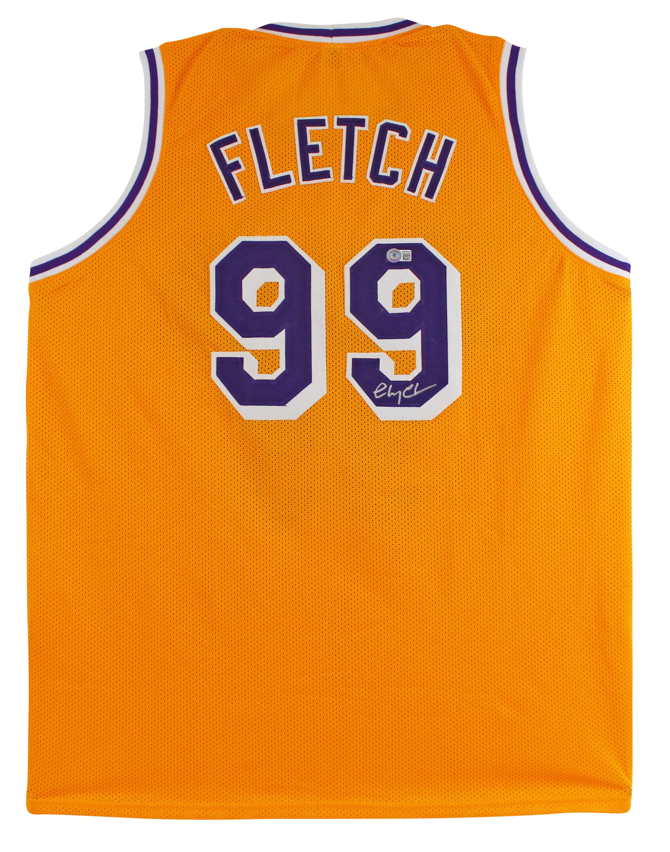 Chevy Chase Authentic Signed Yellow Fletch Jersey Autographed BAS Witnessed
