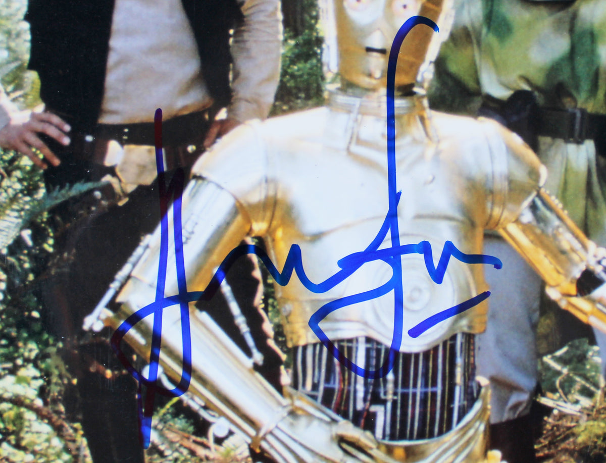 Star Wars (6) Ford, Hamill, Fisher, Daniels +2 Signed 11x14 Photo BAS #A68430