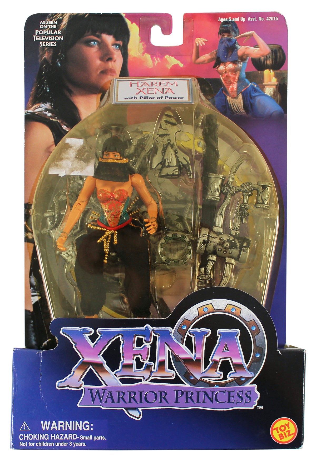 Xena: Warrior Princess Harem Xena with Pillar of Power Toy Biz Action Figure