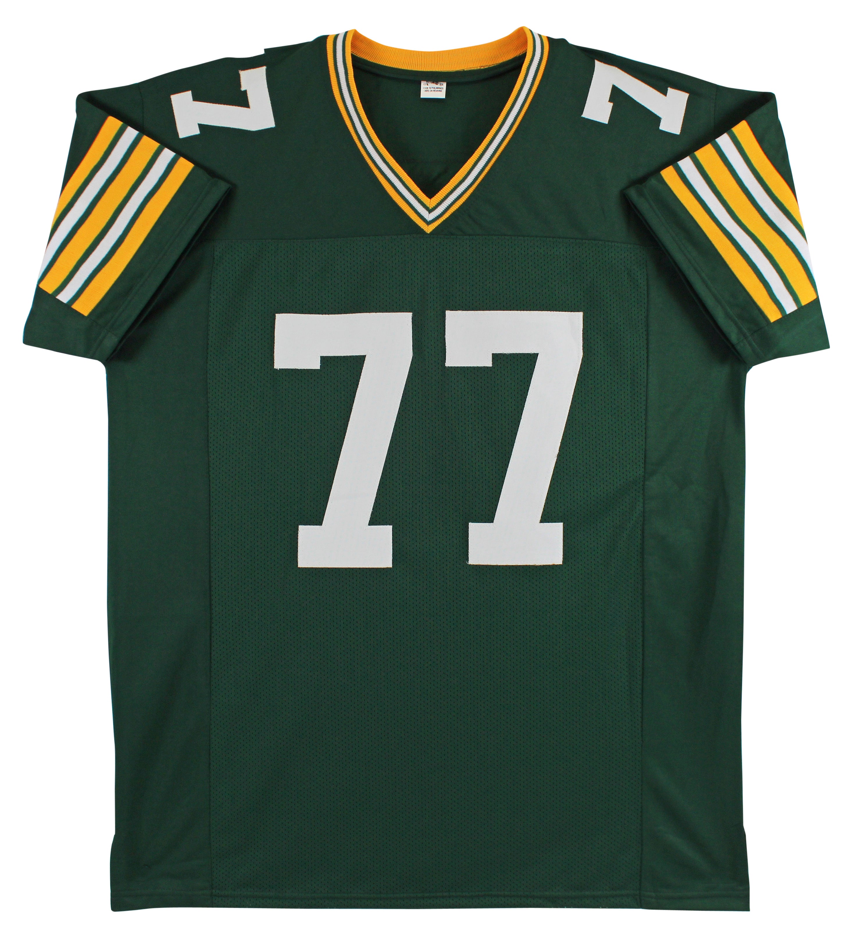 Tony Mandarich Go Pack Go! Signed Green Pro Style Jersey Autographed BAS Witness