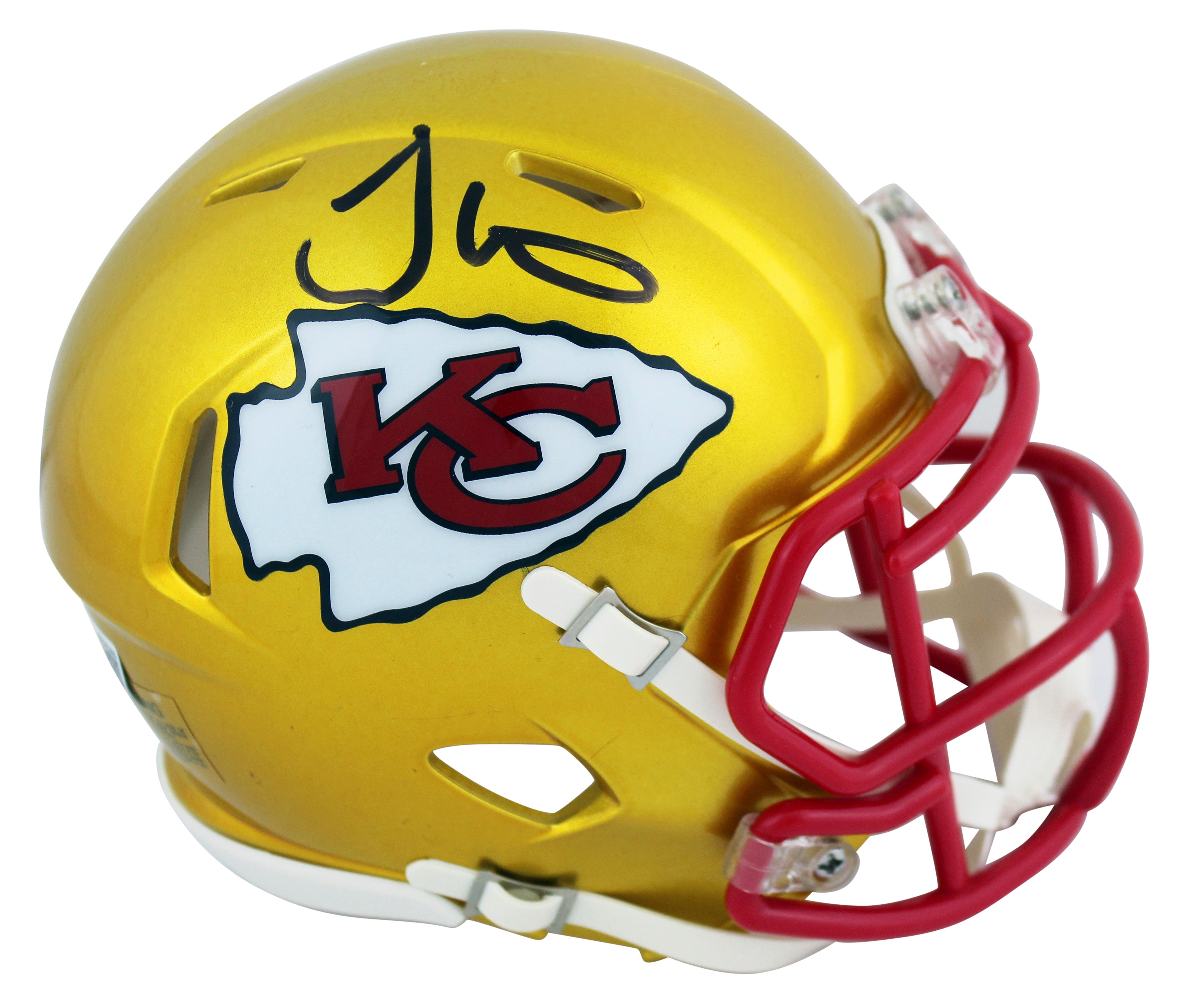 Chiefs Tyreek Hill Authentic Signed Flash Speed Mini Helmet BAS Witnessed