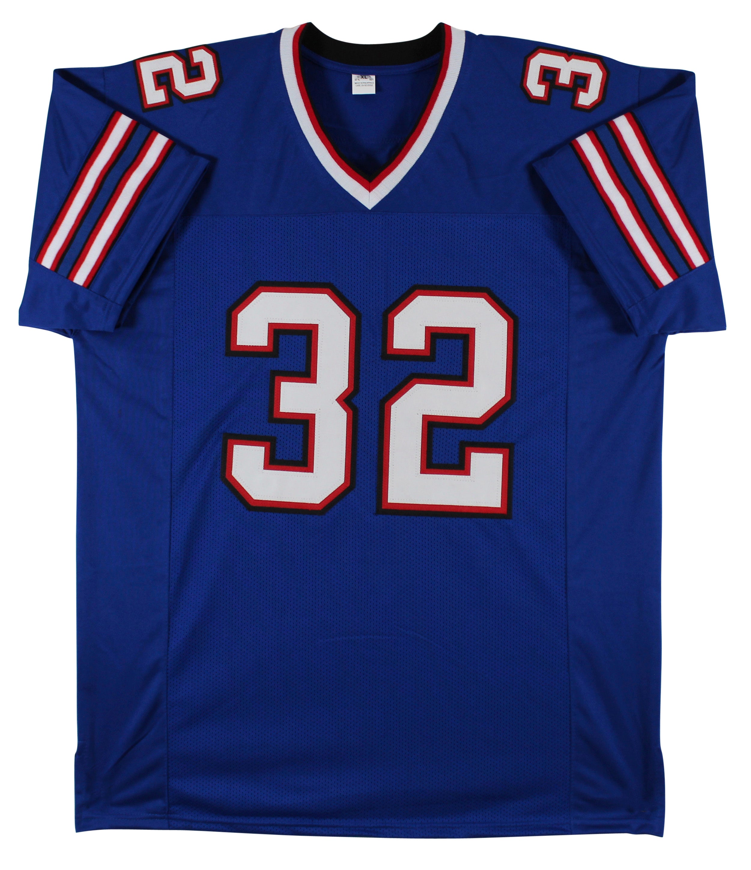 O.J. Simpson Authentic Signed Blue Pro Style Jersey Autographed JSA Witness