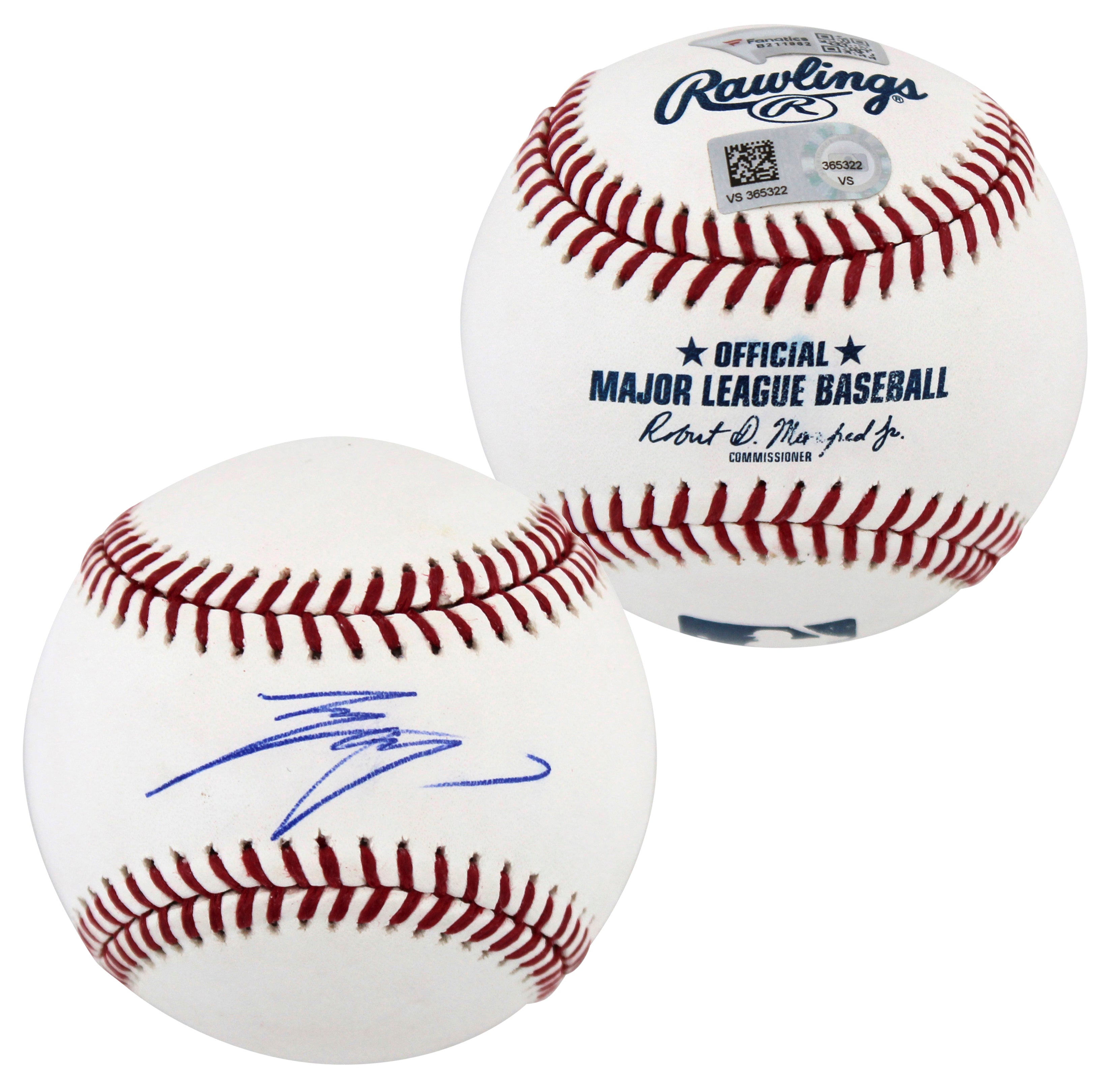 Dodgers Shohei Ohtani Authentic Signed Oml Baseball Fanatics #B211962