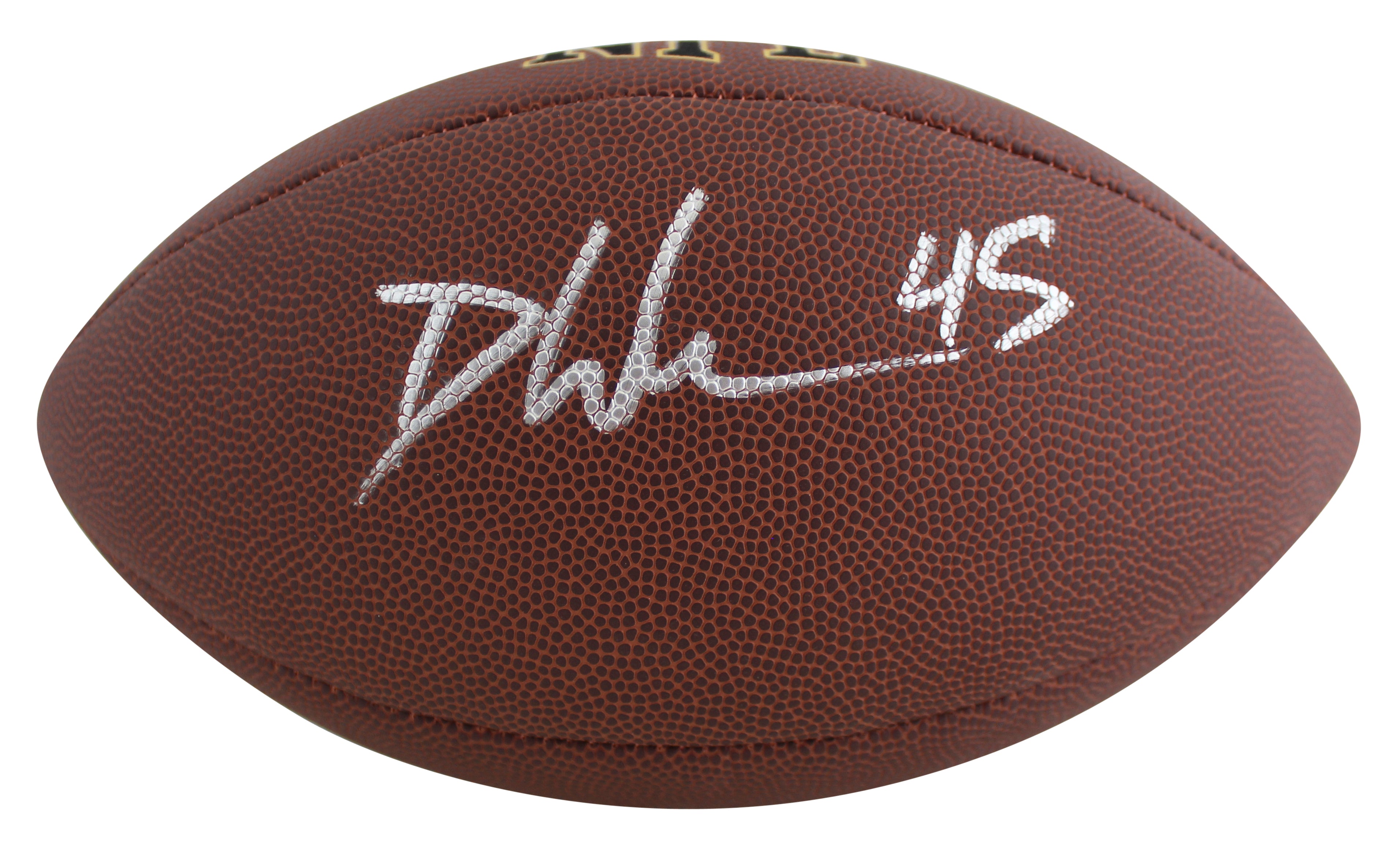 Eagles Devin White Authentic Signed Wilson Super Grip Nfl Football BAS Wit