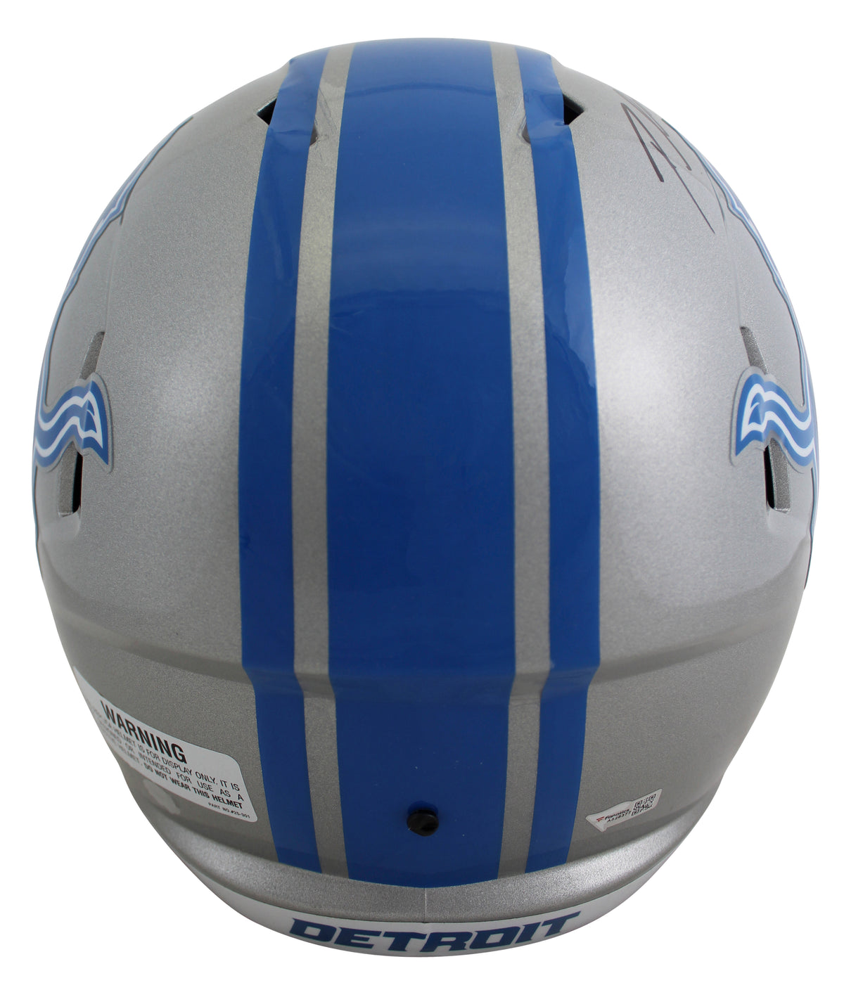 Lions D'Andre Swift Authentic Signed Full Size Speed Rep Helmet Fanatics COA