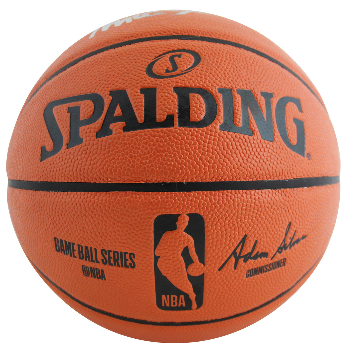 Lakers Magic Johnson Authentic Signed Spalding Basketball BAS #Z32543