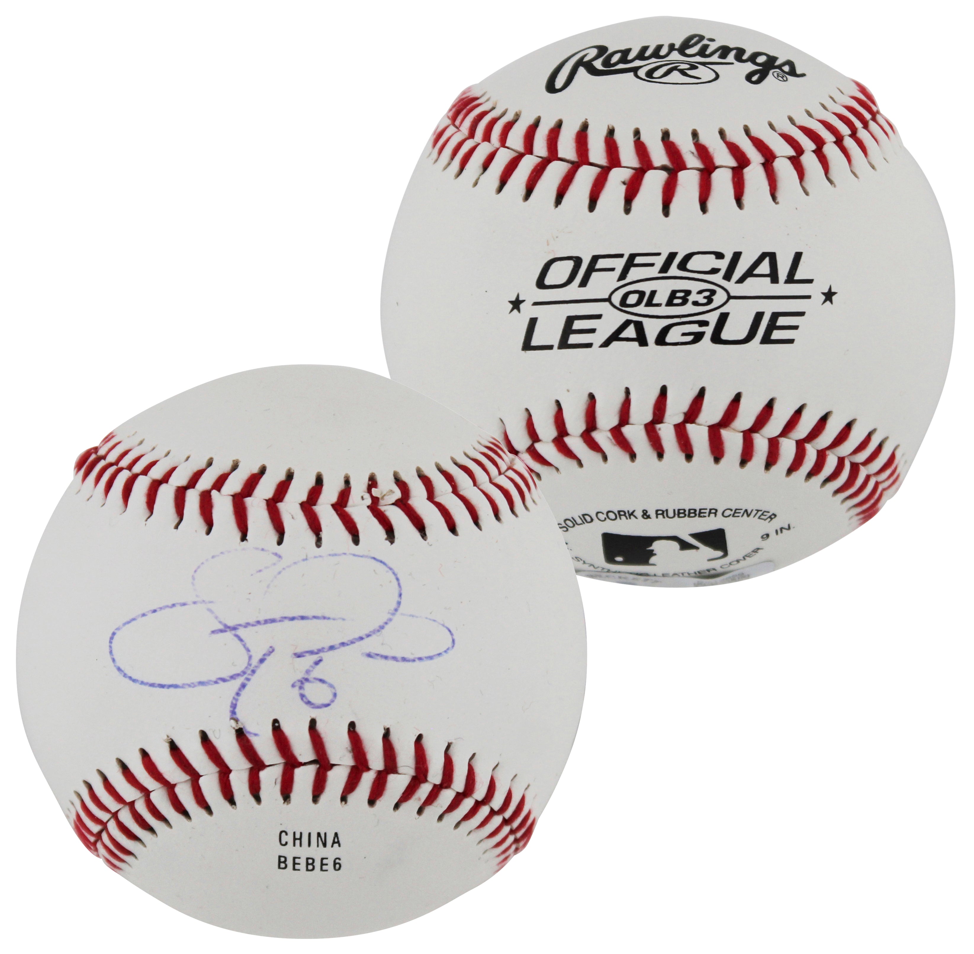 D-Backs Stephen Drew Signed Rawlings Official League Baseball BAS #BK12659