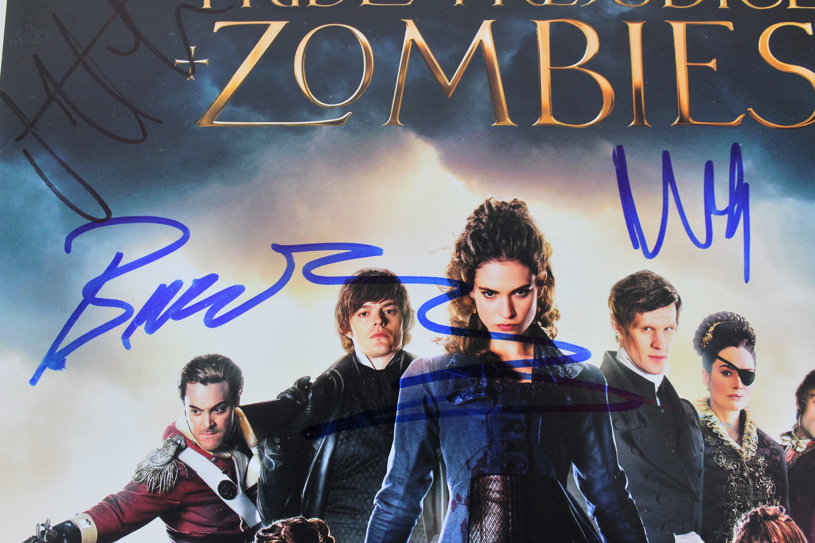 Pride & Prejudice & Zombies (5) Headey , Brady +3 Signed 12x18 Photo BAS #A70492