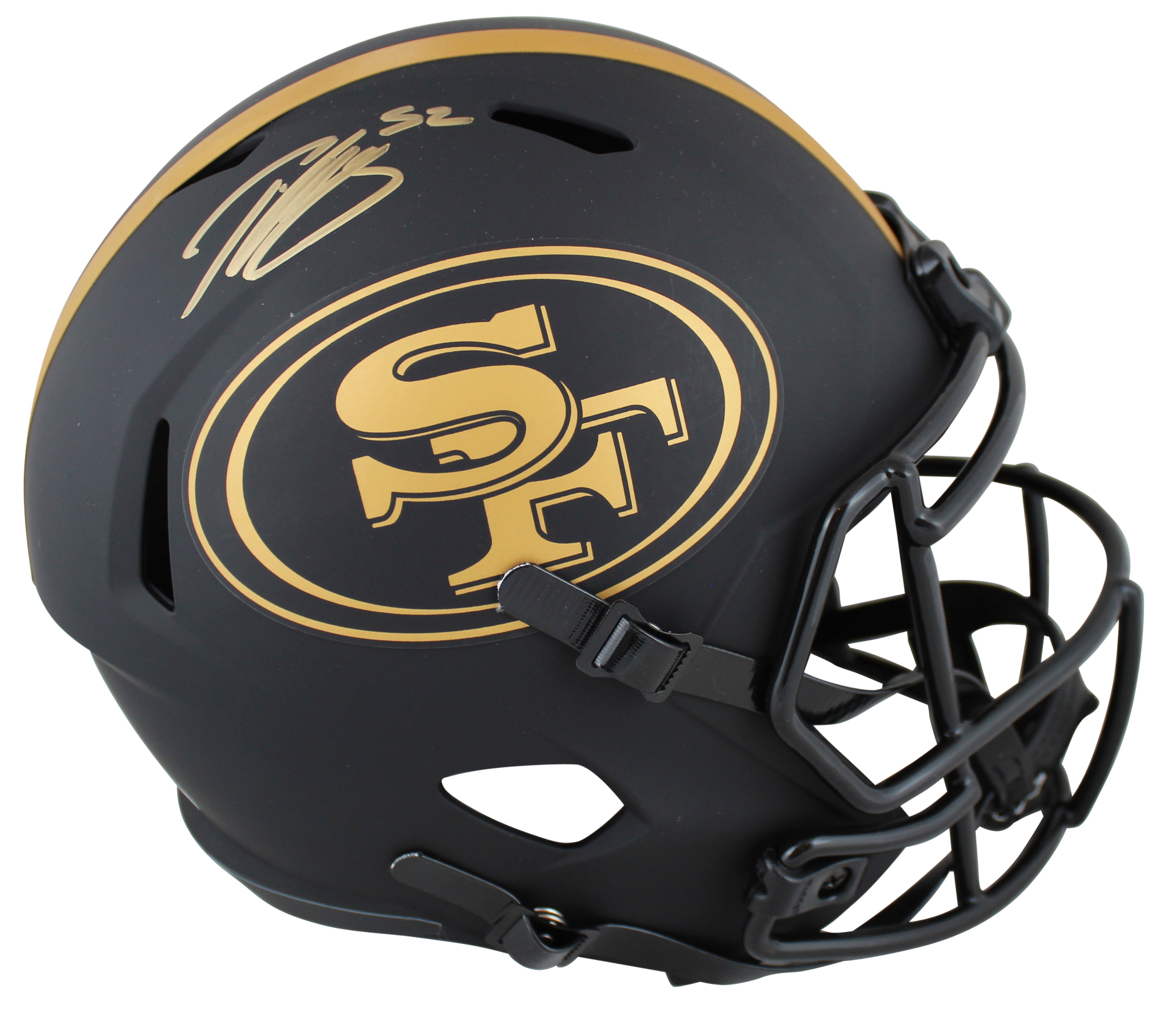 49ers Patrick Willis Authentic Signed Eclipse Full Size Speed Rep Helmet BAS Wit
