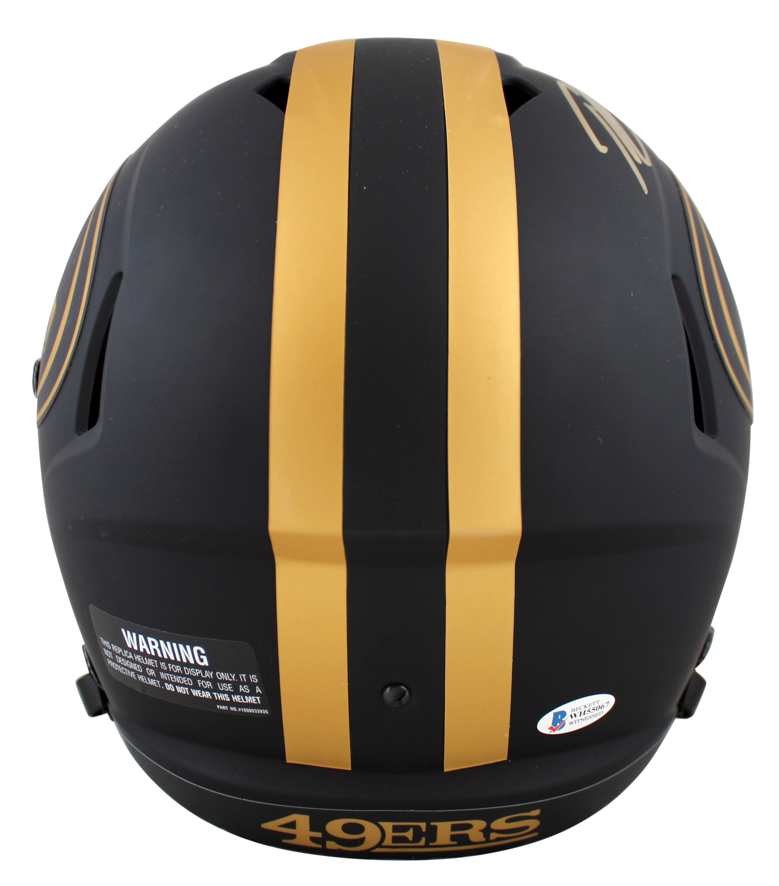 49ers Patrick Willis Authentic Signed Eclipse Full Size Speed Rep Helmet BAS Wit