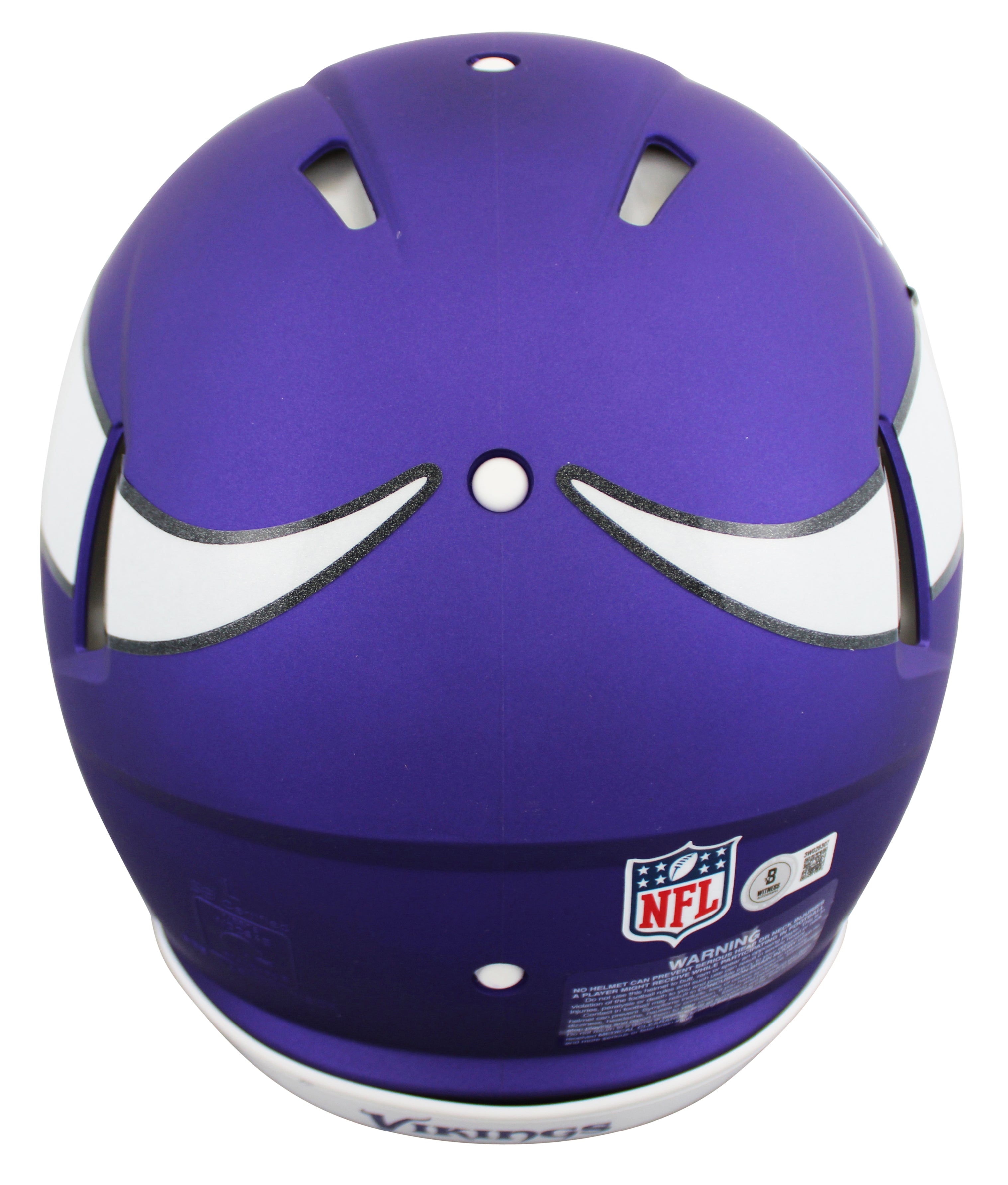 Vikings Justin Jefferson Signed Full Size Speed Proline Helmet BAS Witnessed