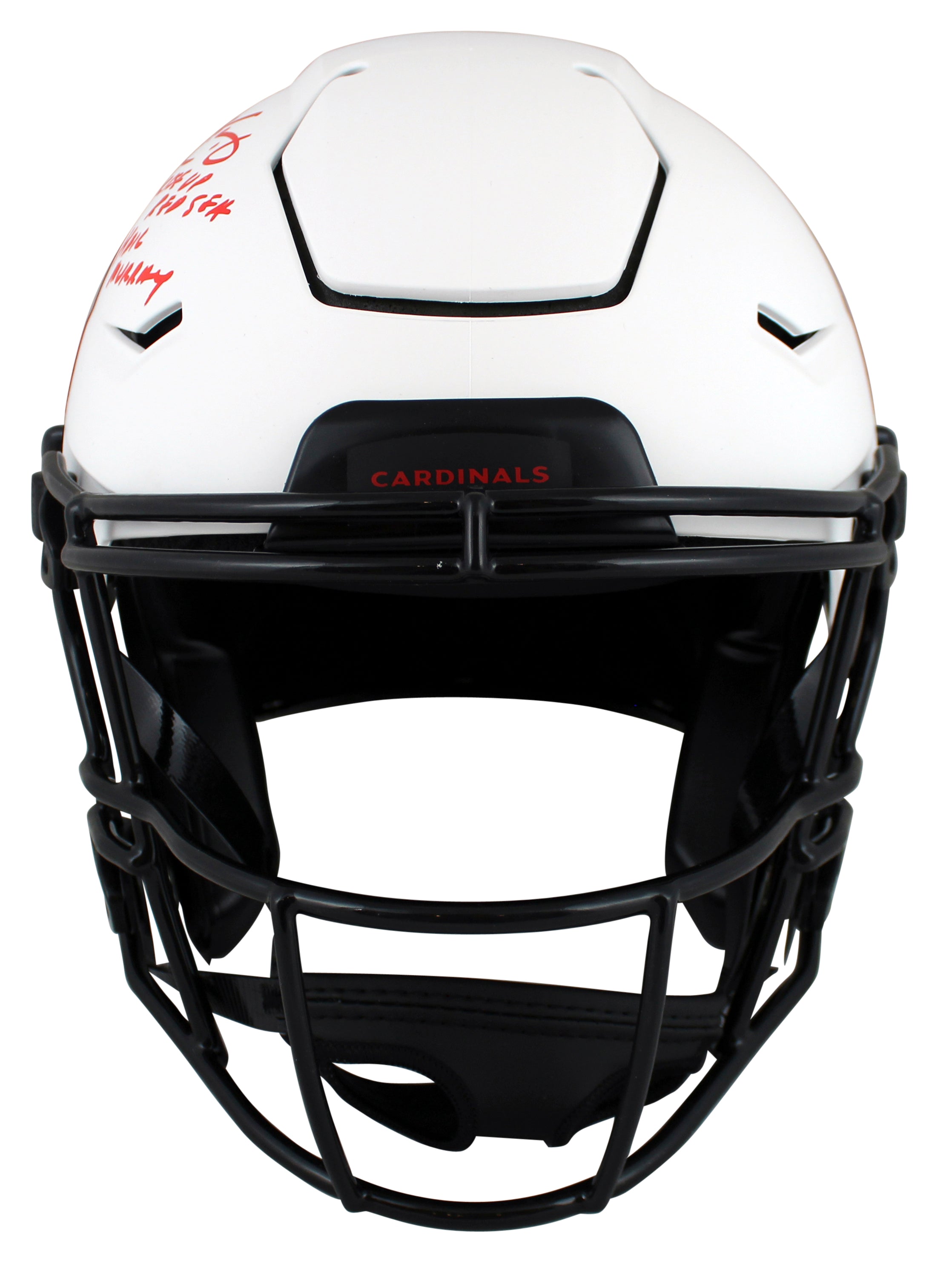 Cardinals Kyler Murray 2x Insc Signed Lunar Speed Flex Full Size Helmet BAS Wit