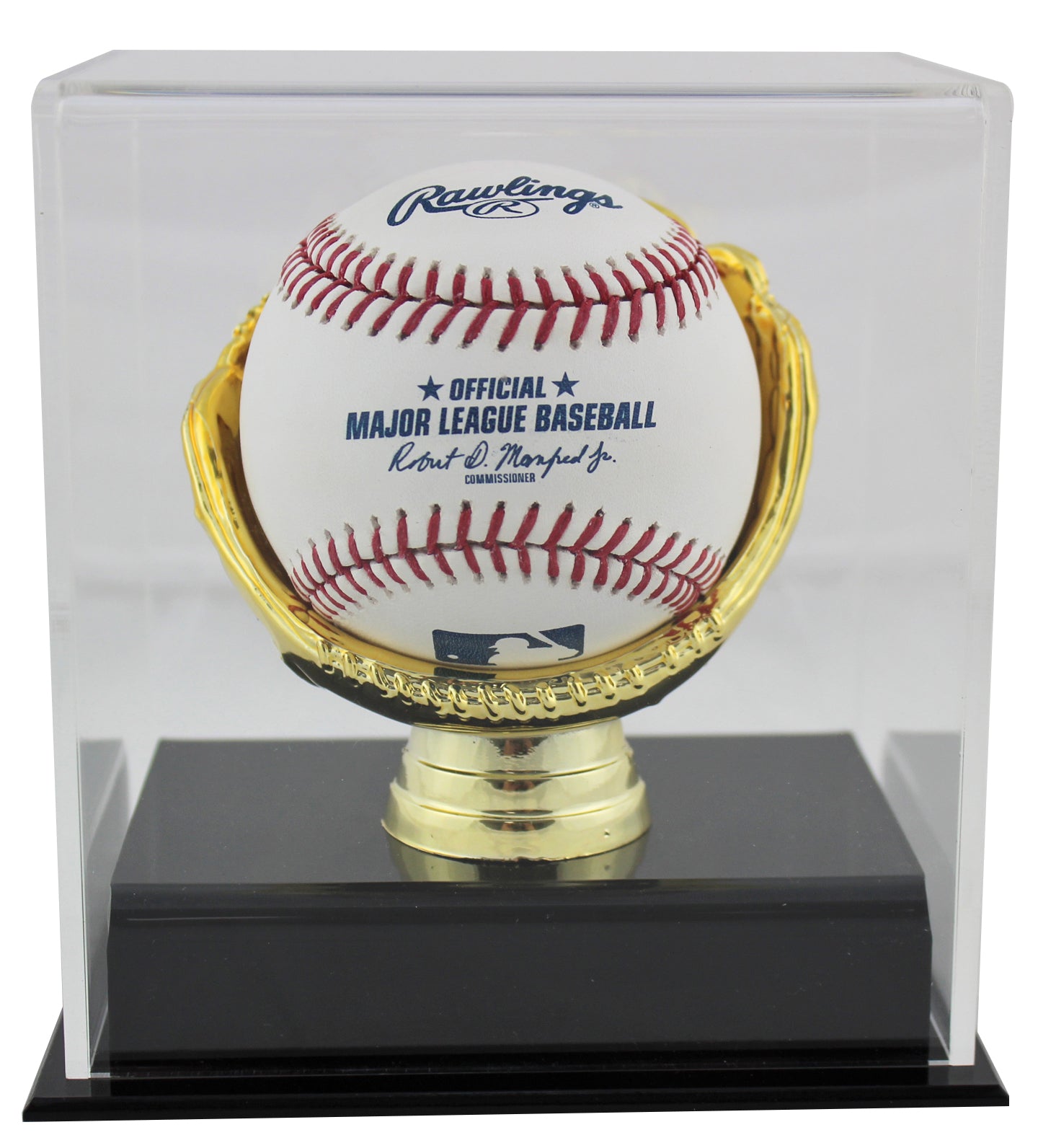 Deluxe Acrylic Gold Glove Baseball Display Case