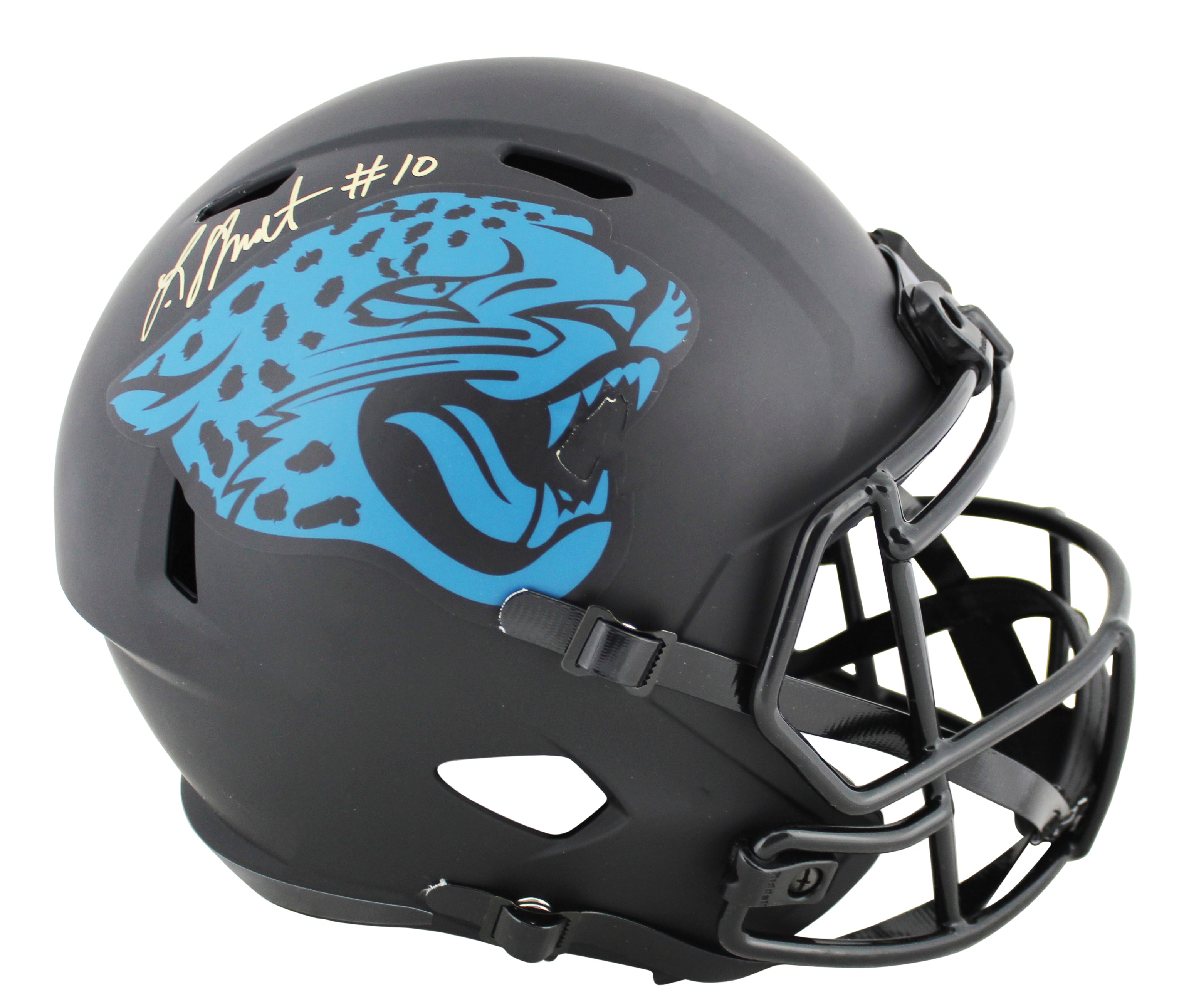 Jaguars Laviska Shenault Jr. Signed Eclipse Full Size Speed Rep Helmet BAS Wit