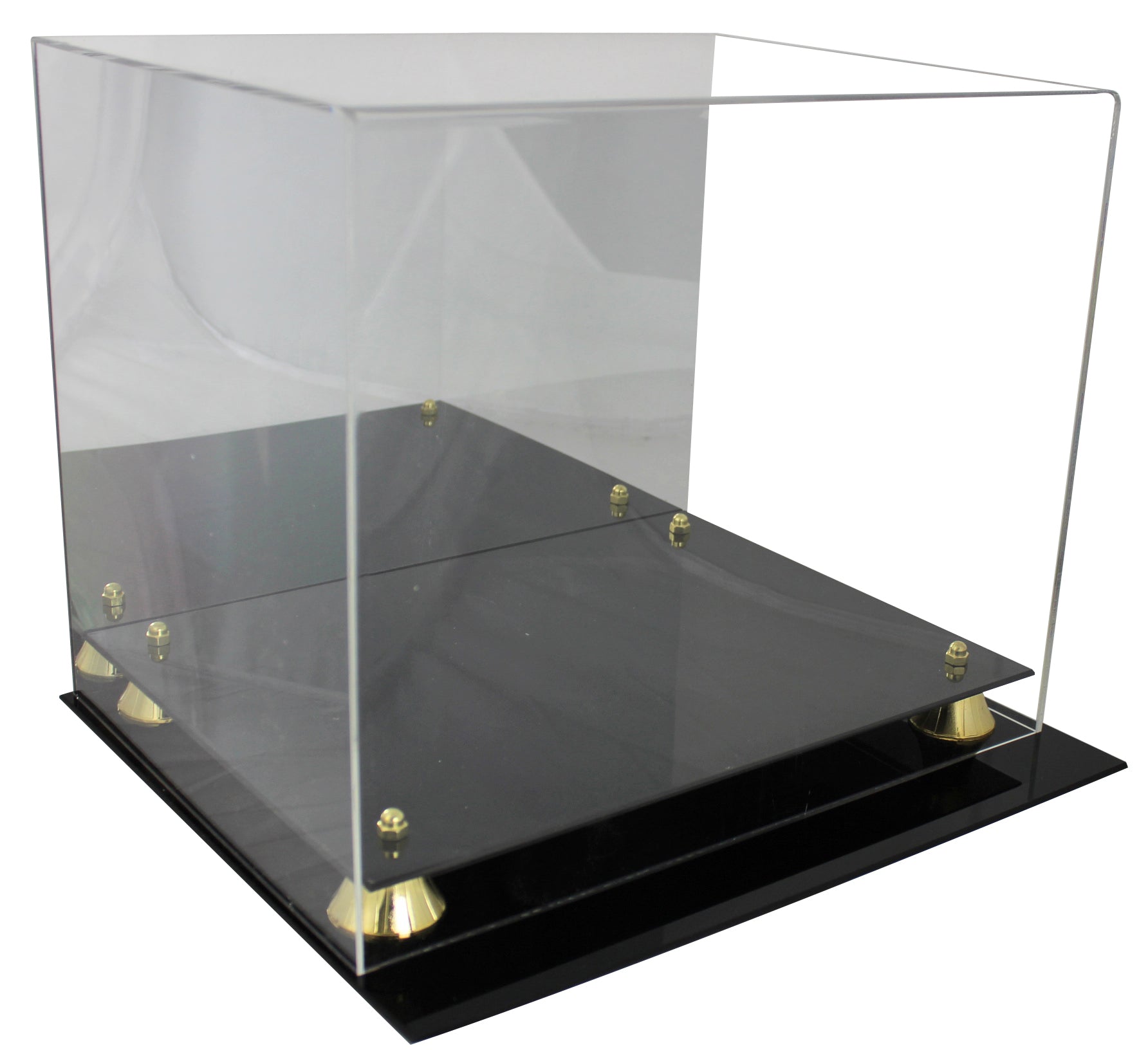 Deluxe Acrylic Football Helmet Mirrored Back Display Case