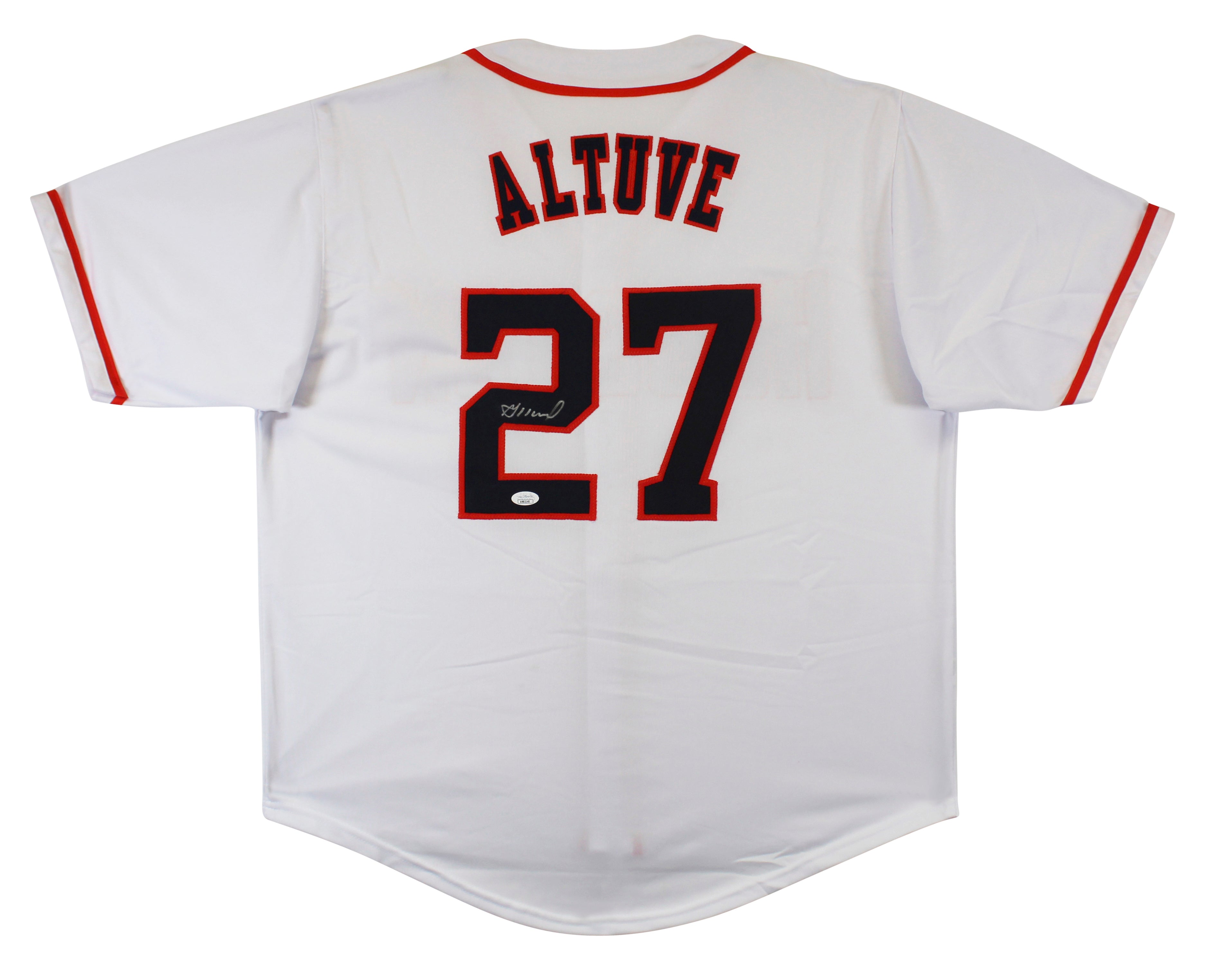 Jose Altuve Authentic Signed White Pro Style Jersey Autographed JSA