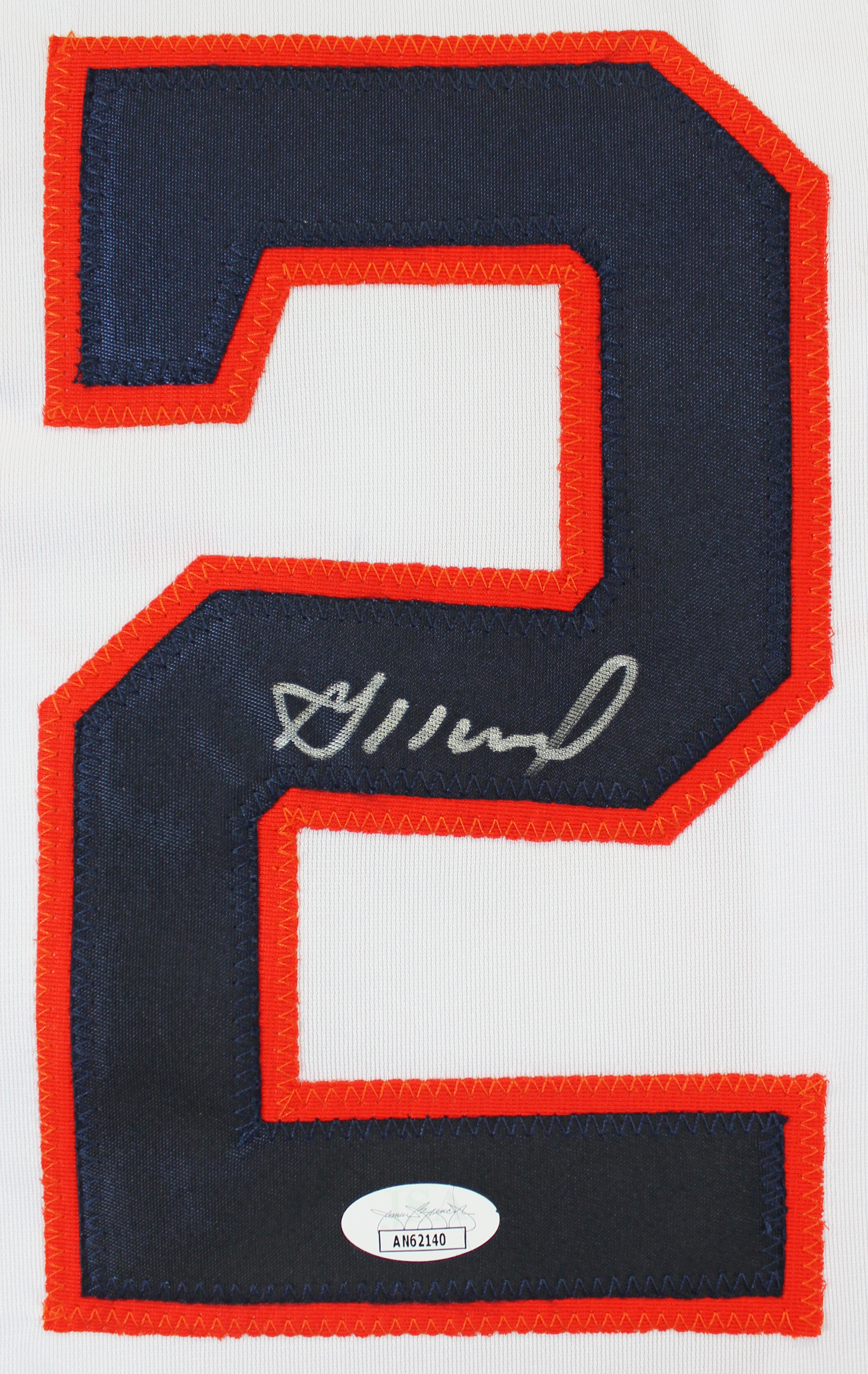 Jose Altuve Authentic Signed White Pro Style Jersey Autographed JSA