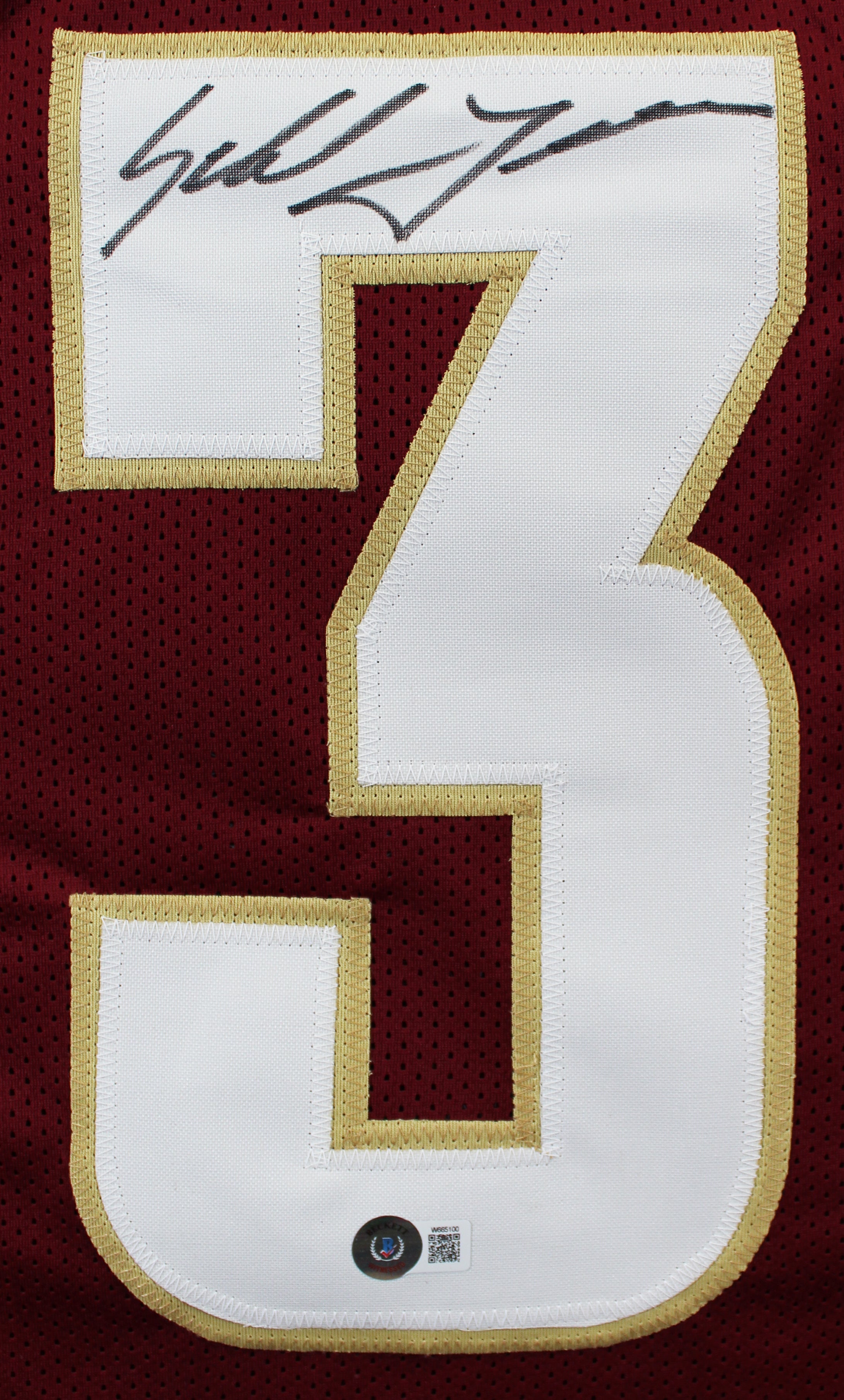 Florida State Sebastian Janikowski Signed Maroon Pro Style Jersey BAS Witnessed