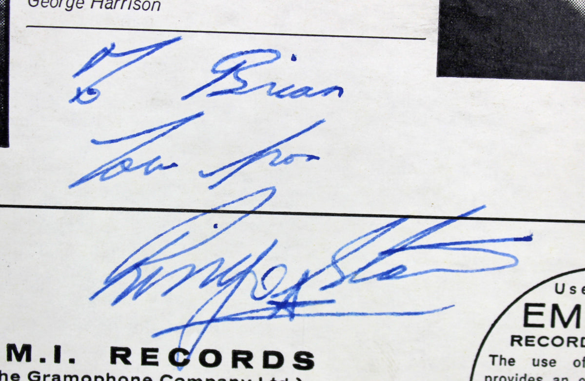 Beatles (4) Lennon, McCartney Signed 1965 Help! Album Cover BAS & Caiazzo LOAs