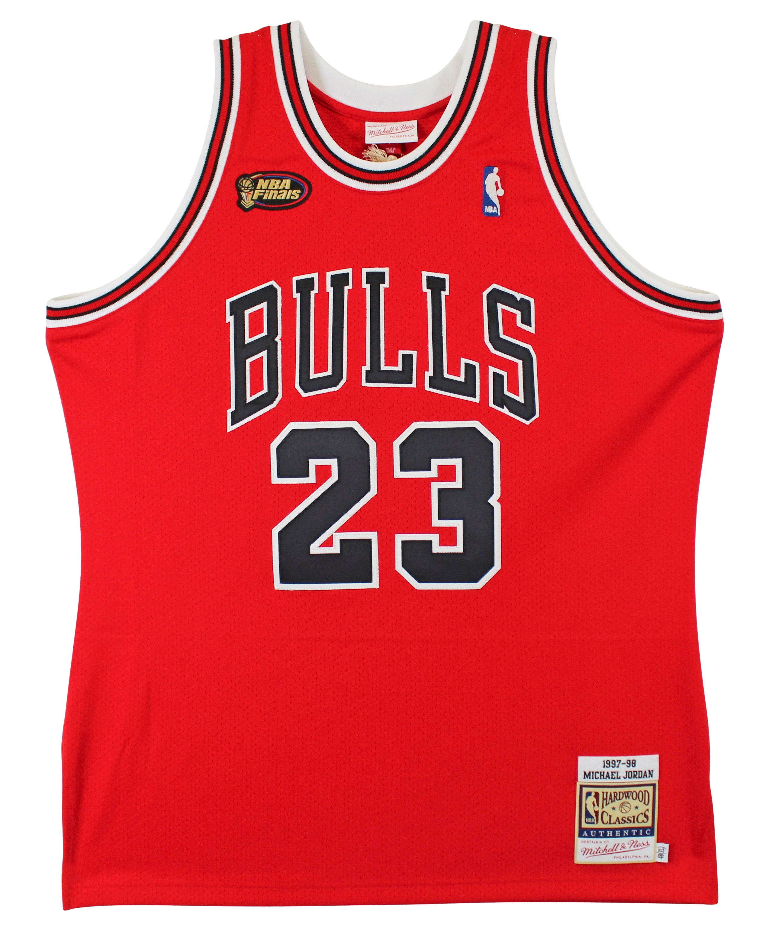 Chicago Bulls Michael 97-98 2024 Hardwood Red Jersey