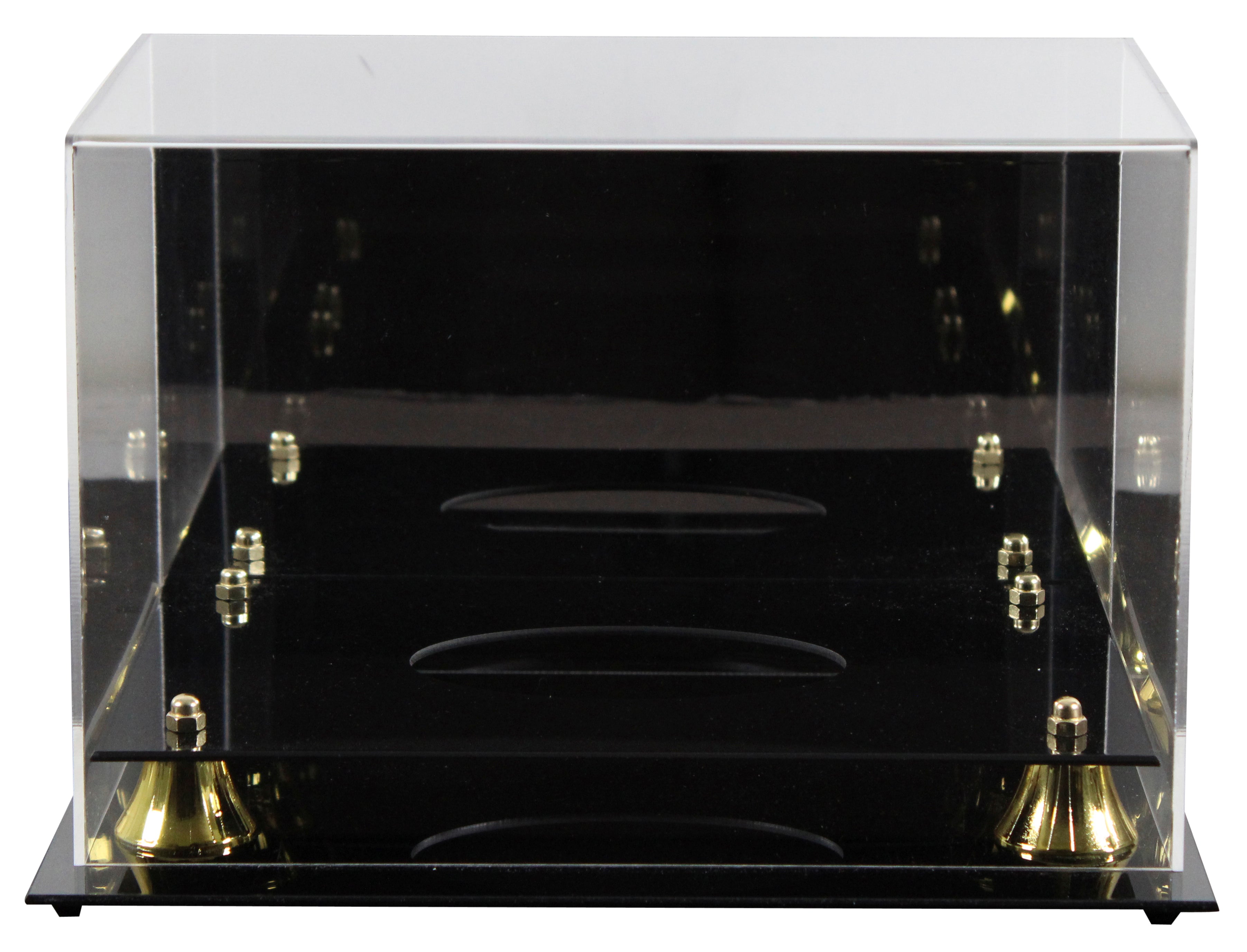 Deluxe Acrylic Football Mirrored Back Display Case
