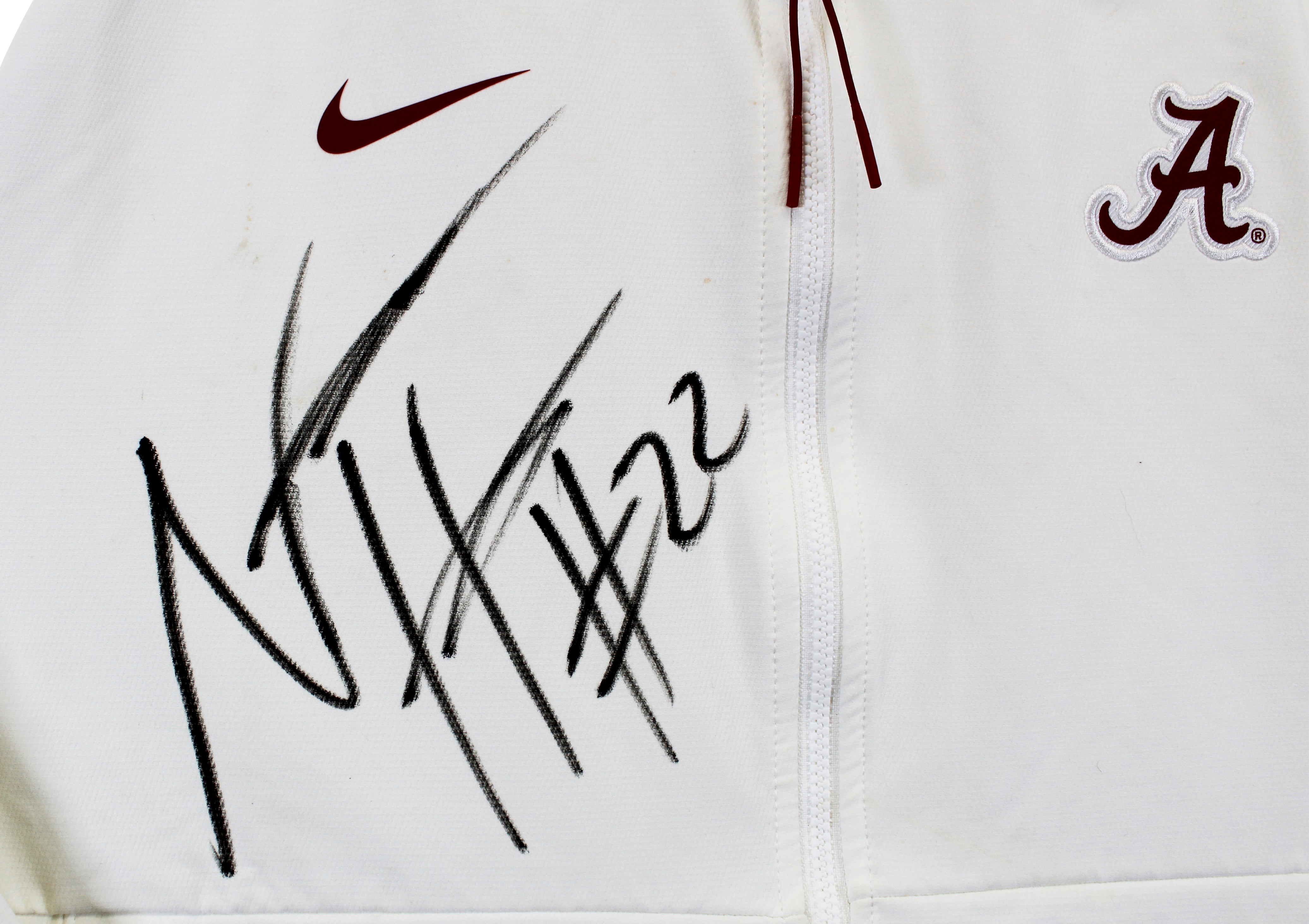 Najee Harris Authentic Signed Worn Alabama Team Issued Nike Jacket Fanatics