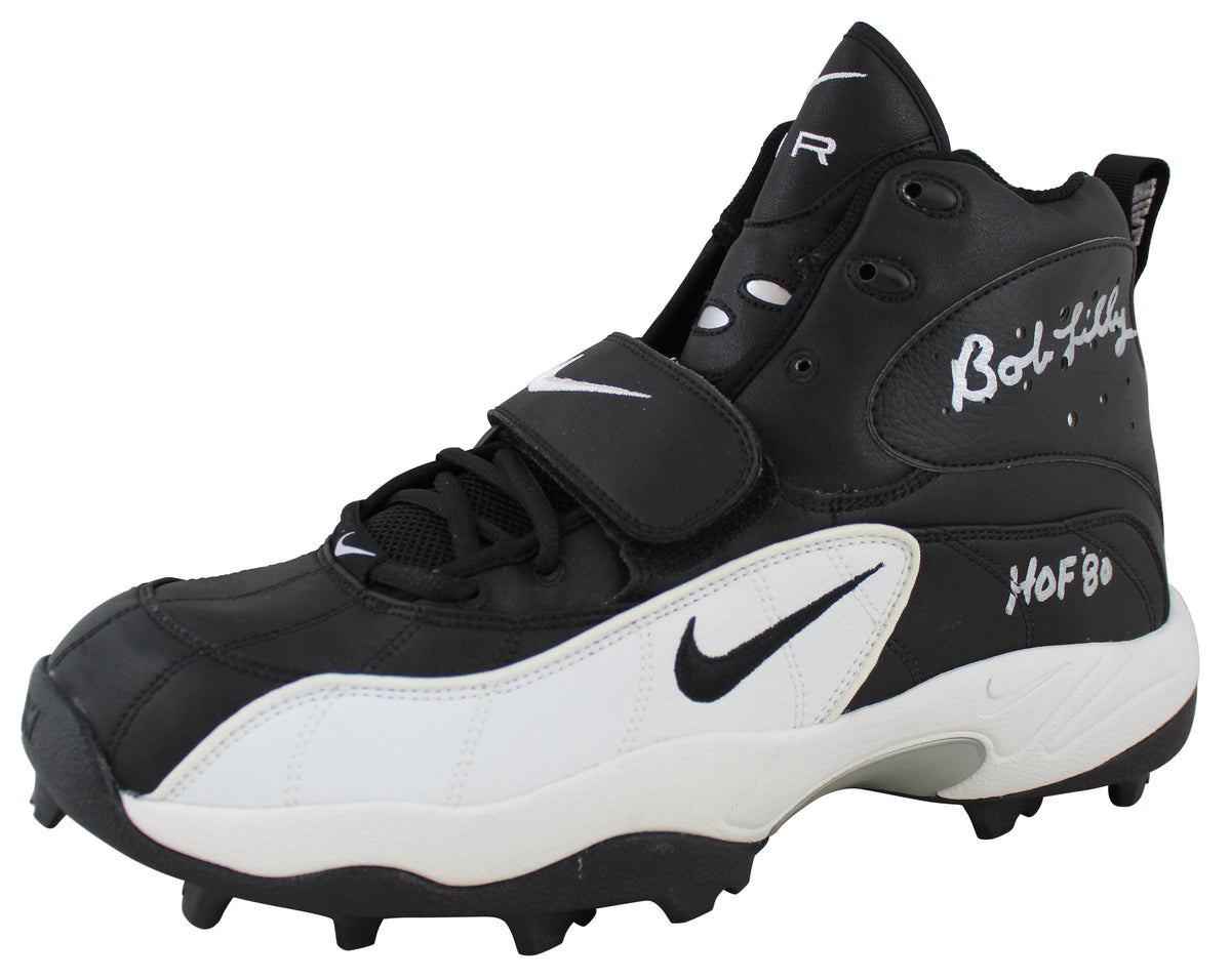 Cowboys Bob Lilly "HOF 80" Authentic Signed Nike Air Pro Cleat BAS Witnessed