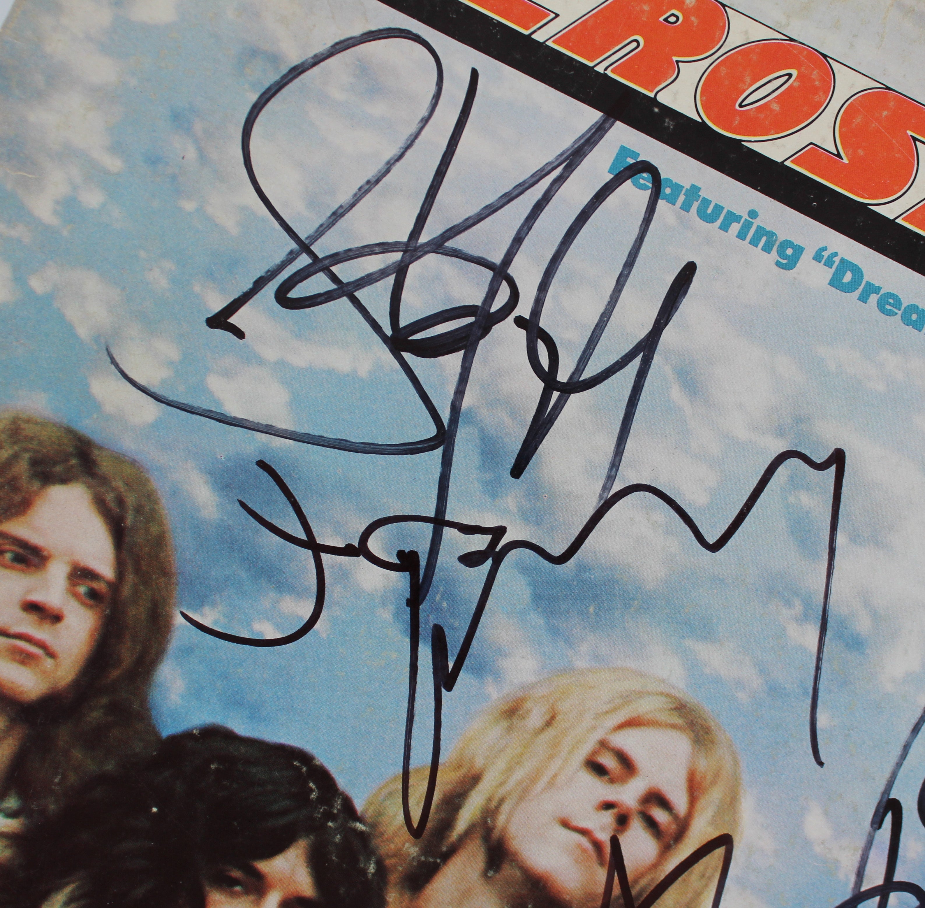 Aerosmith (5) Tyler, Perry, Hamilton, Kramer & Whitford Signed Album Cover BAS