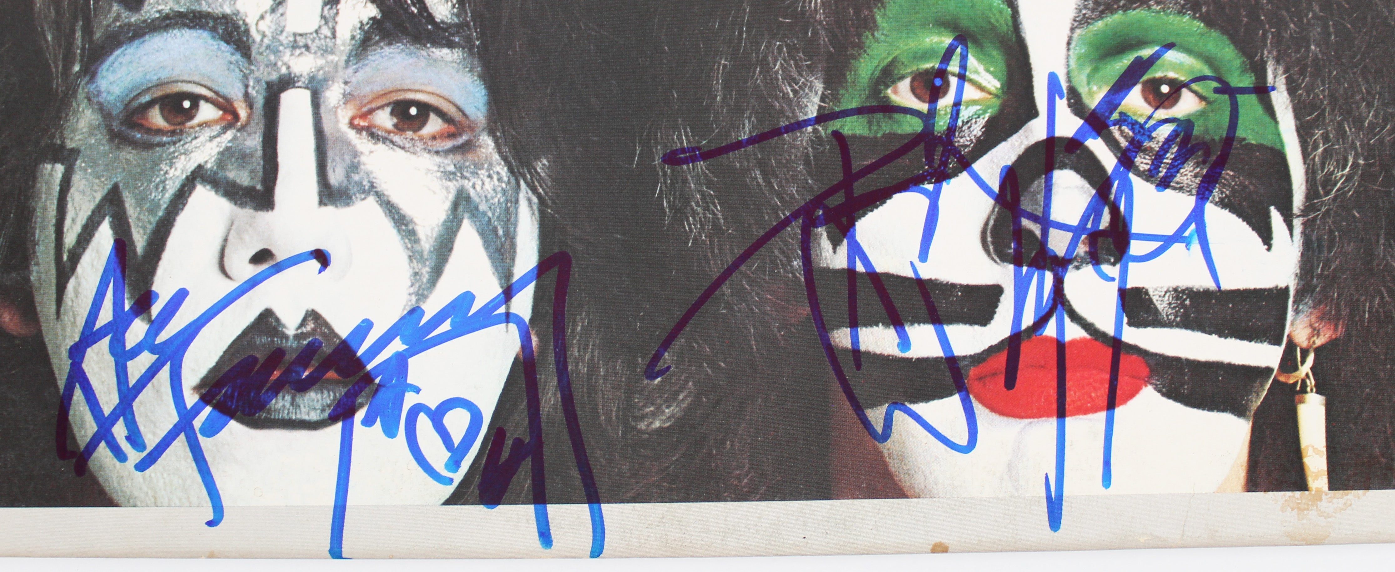 KISS (3) Simmons, Frahley & Criss Signed Dynasty Album Cover BAS #AB77707