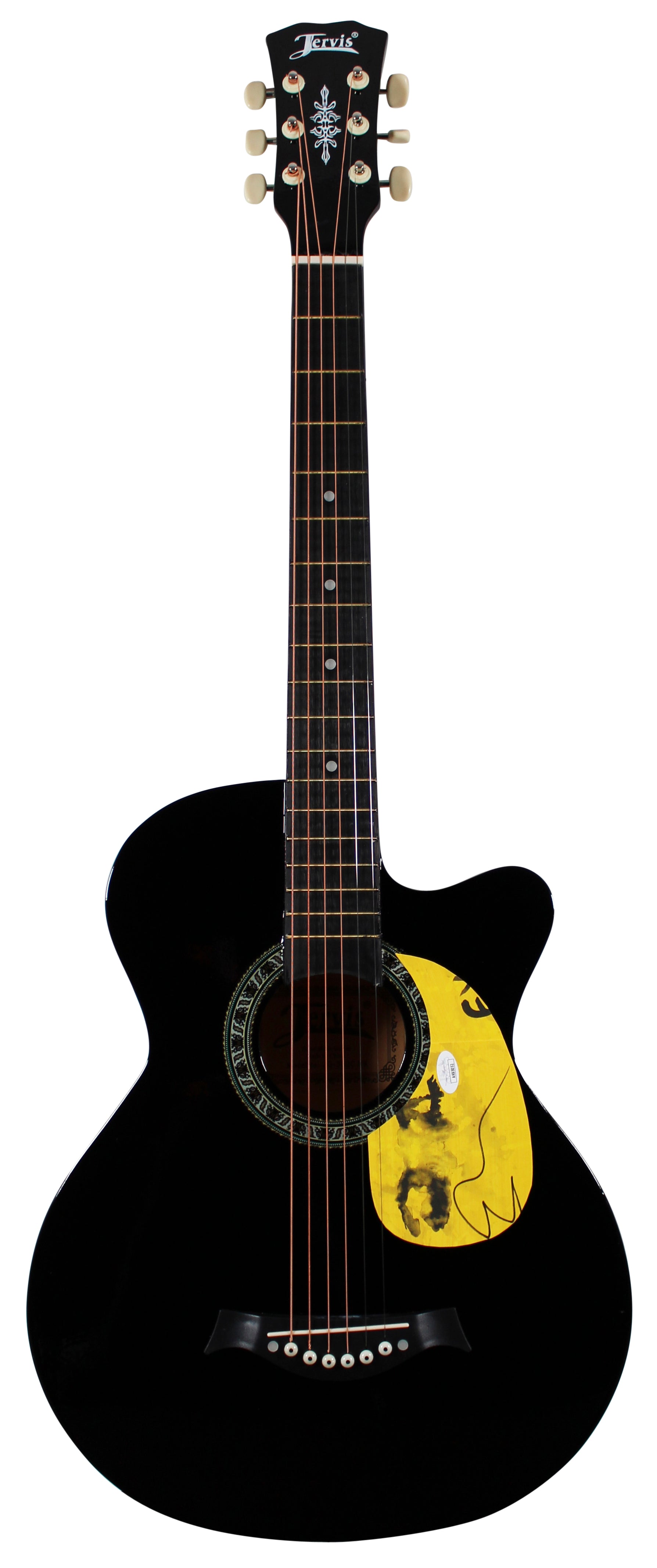 Ed Sheeran Authentic Signed Black Acoustic Guitar Autographed JSA #AK65052