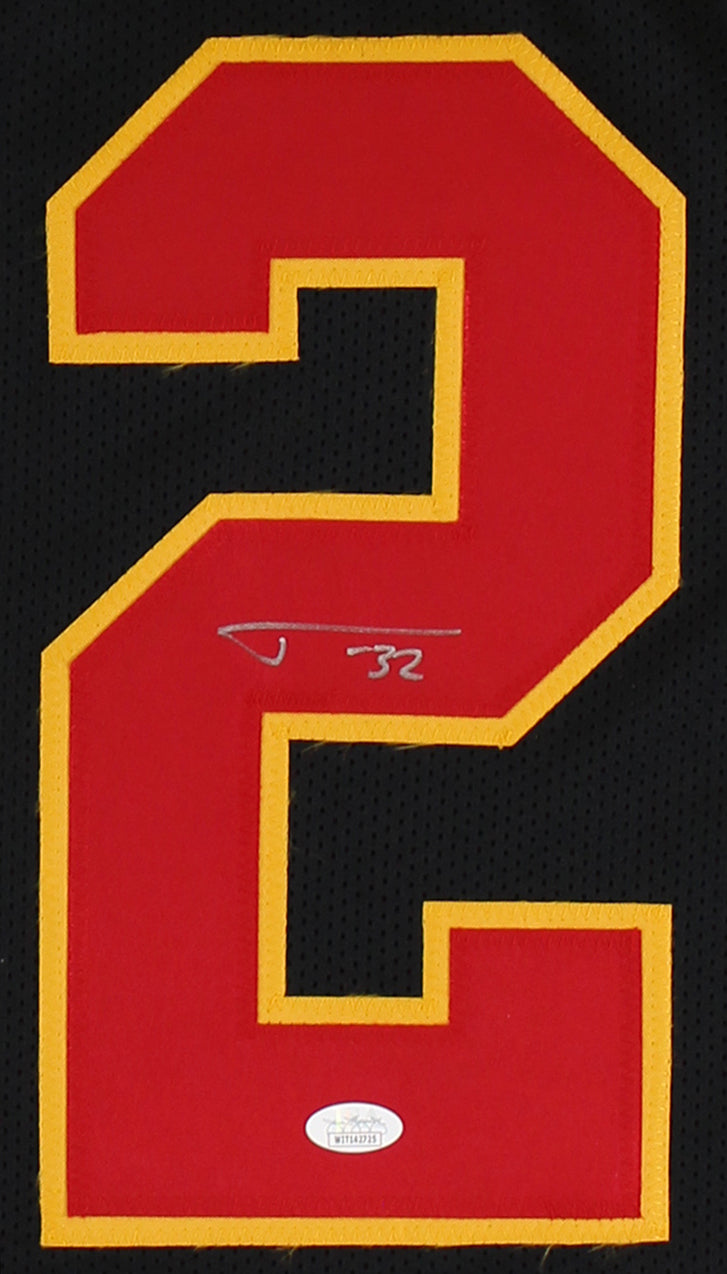 Tyrann Mathieu Authentic Signed Black Pro Style Jersey Autographed BAS Witnessed