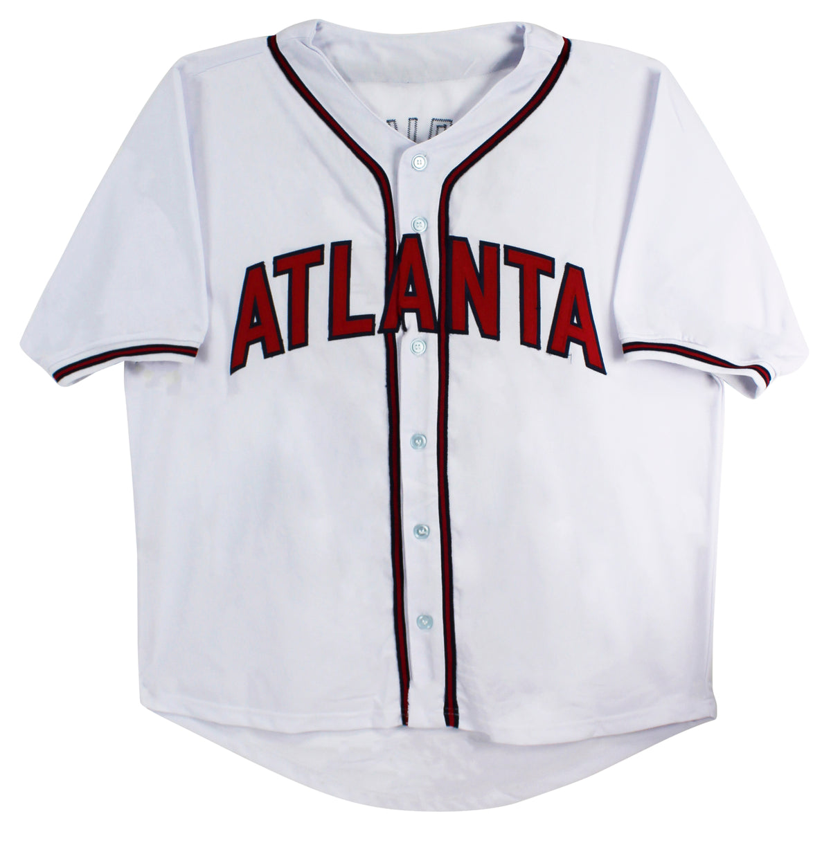 Tom Glavine Authentic Signed White Pro Style Jersey Autographed JSA Witness