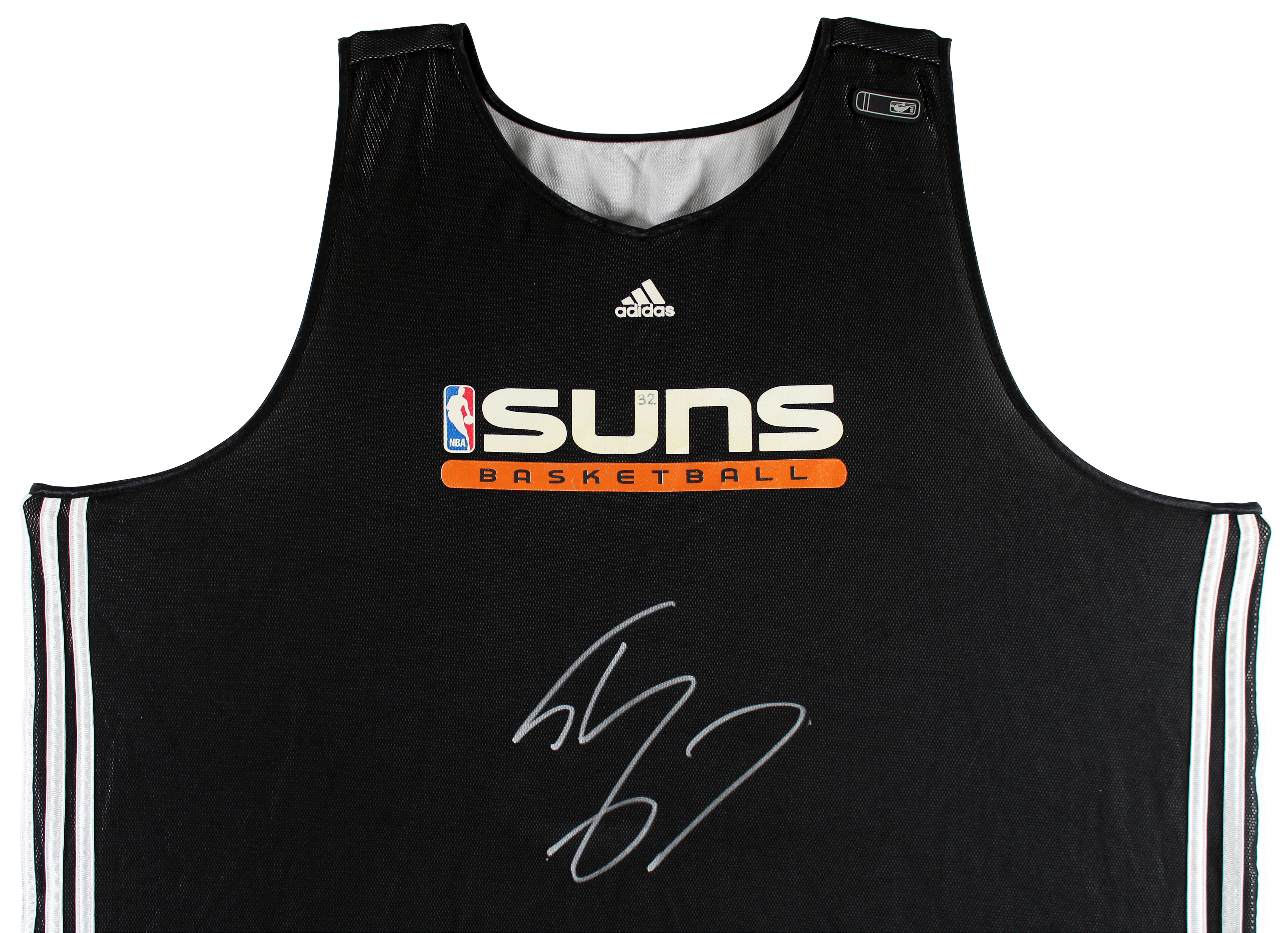 Suns Shaquille O'Neal Signed Black Adidas Practice Reversible Jersey BAS Witness