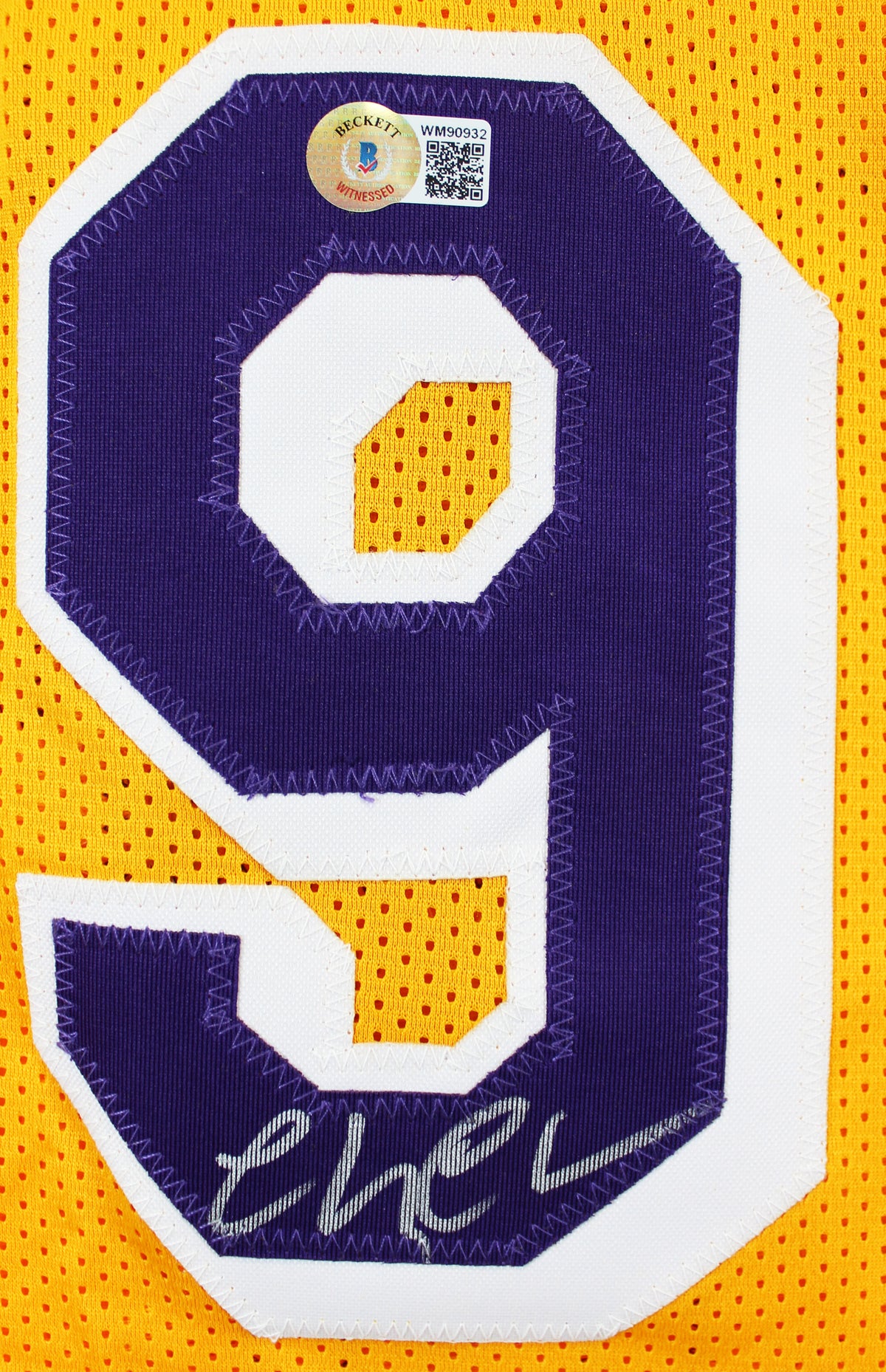 Chevy Chase Fletch Authentic Signed Yellow Pro Style Jersey BAS Witness #WM90932