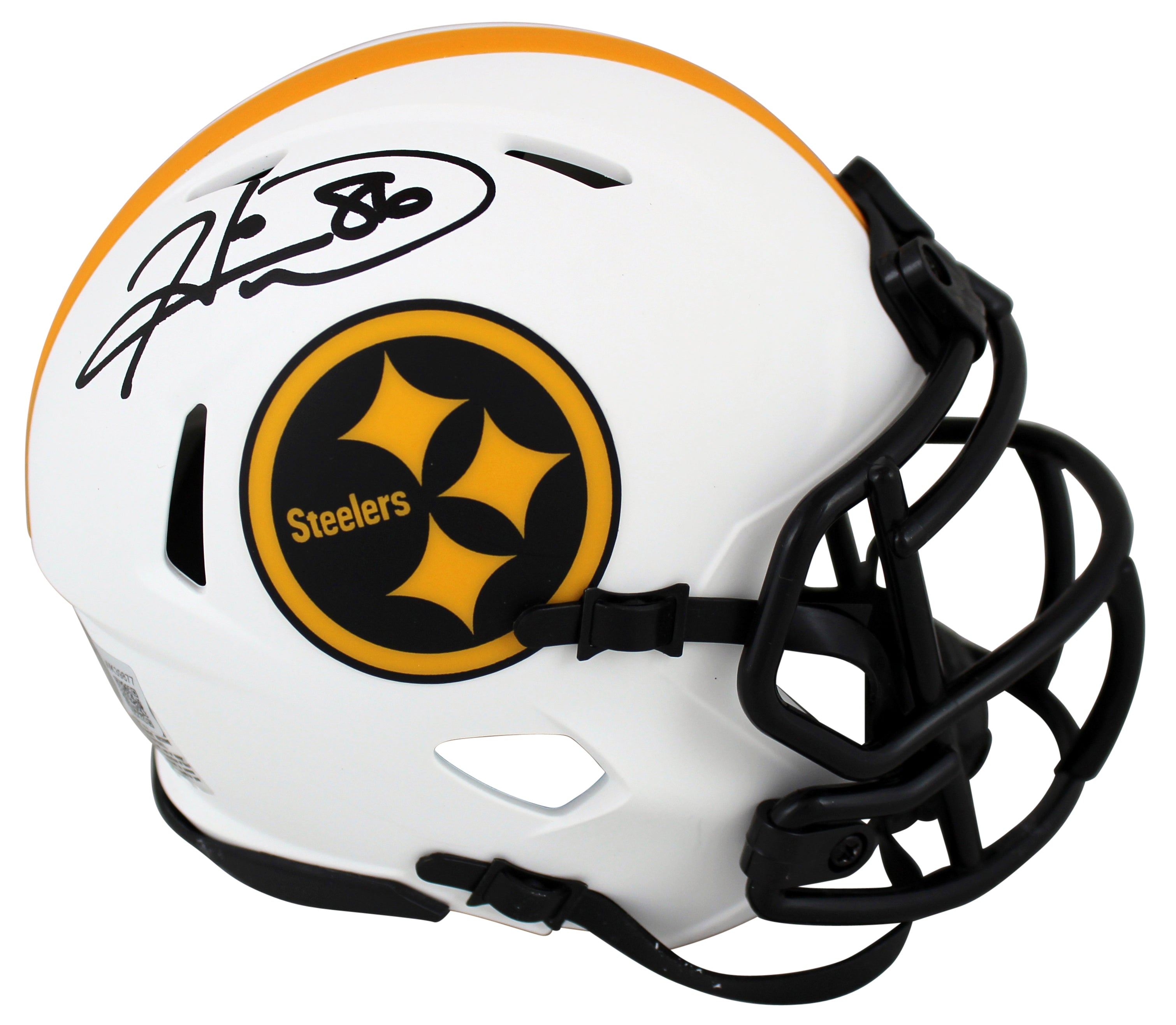 Steelers Hines Ward Authentic Signed Lunar Speed Mini Helmet BAS Witnessed