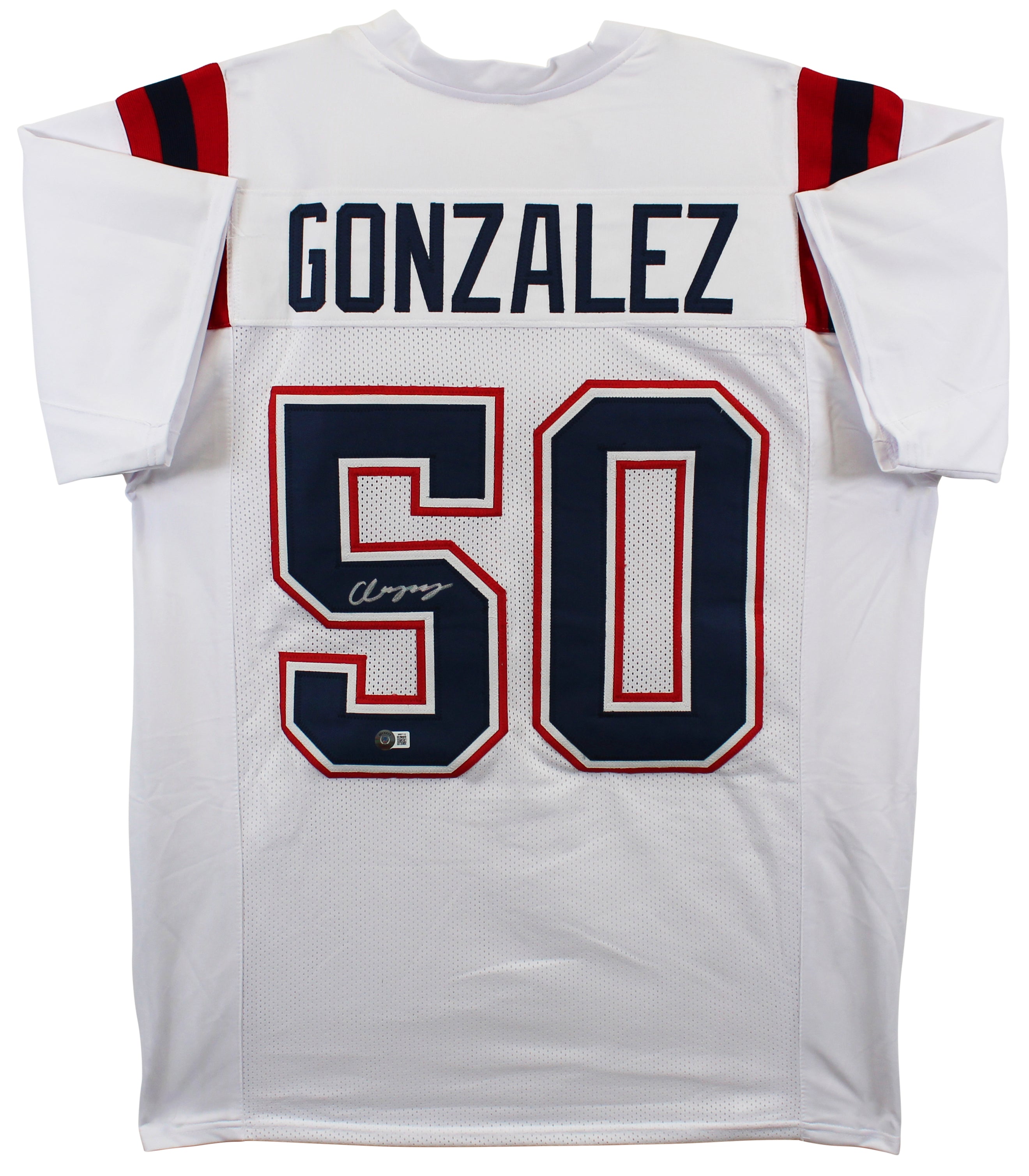 Christian Gonzalez Authentic Signed White Pro Style Jersey BAS Witnessed