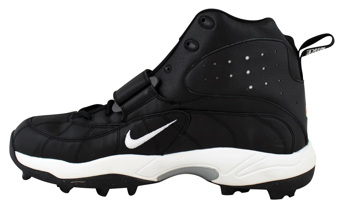 Saints Willie Roaf "HOF 12" Signed Nike Air Pro Shark Stove Cleat BAS Witnessed