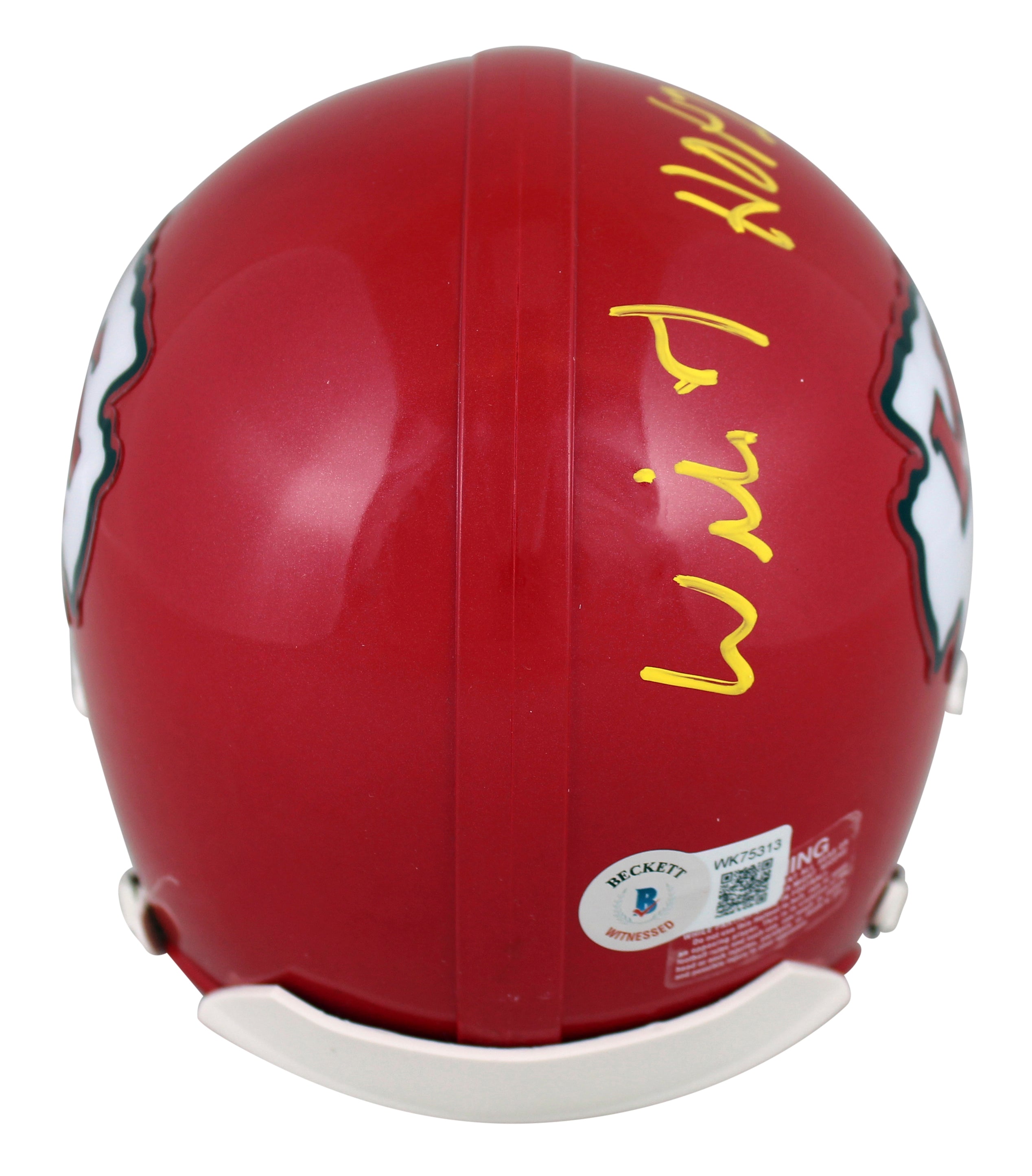 Chiefs Willie Roaf "HOF 12" Authentic Signed Red Rep Mini Helmet BAS Witnessed