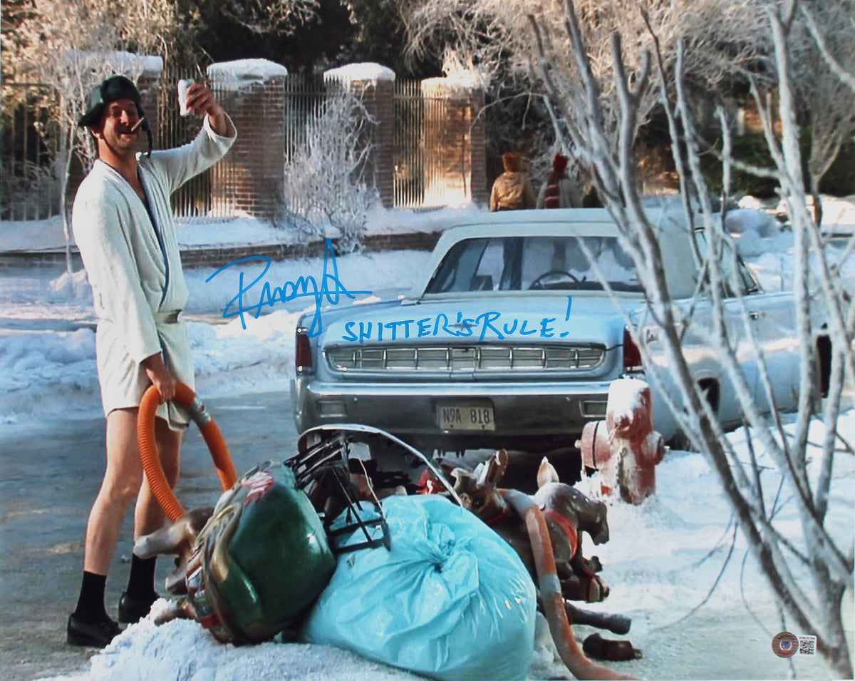 Randy Quaid Christmas Vacation "S******'s Rule!" Signed 16x20 Photo BAS #WM35364