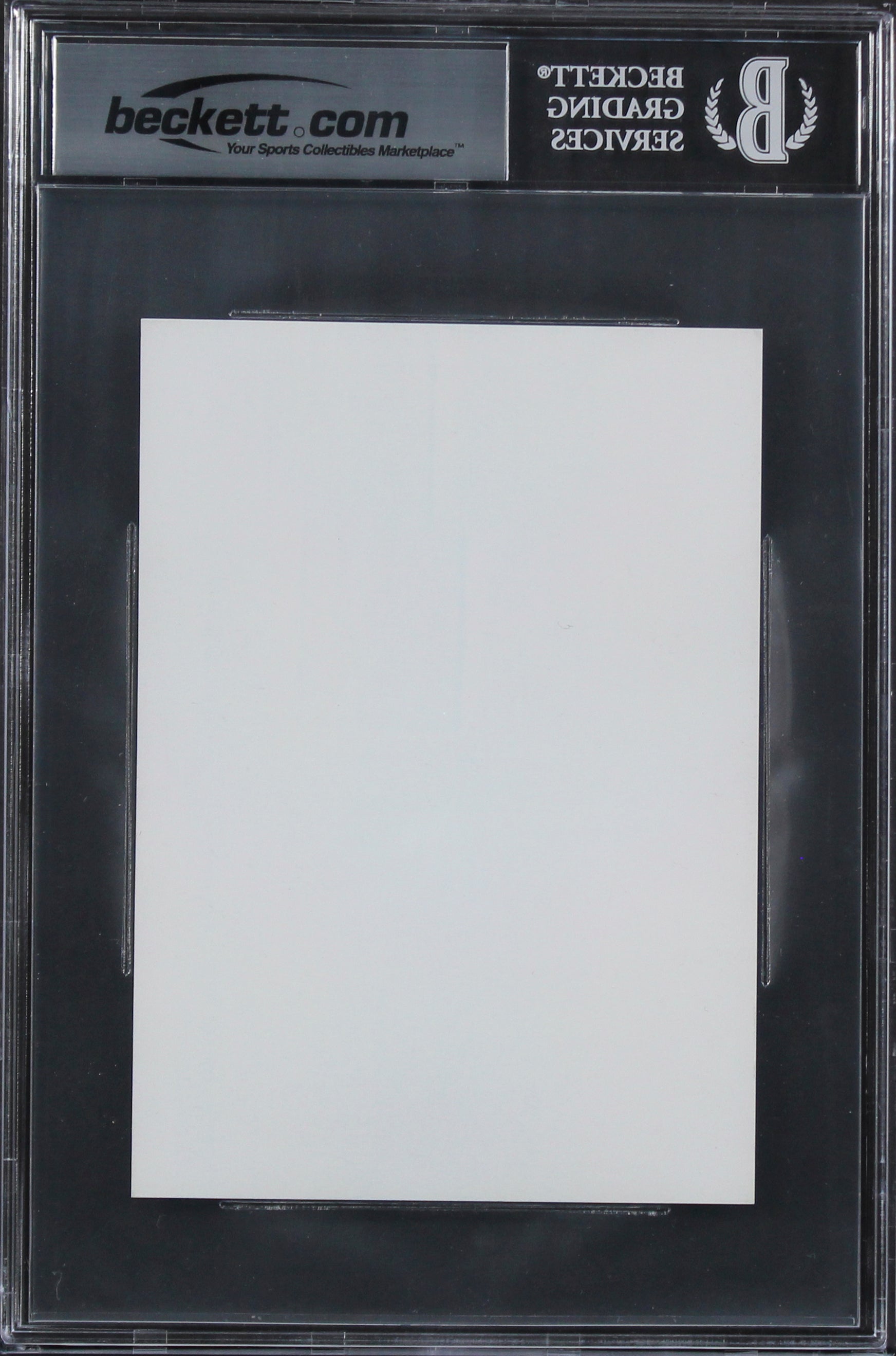 Roger Federer Authentic Signed 4x6 Promo Card Autographed BAS Slabbed