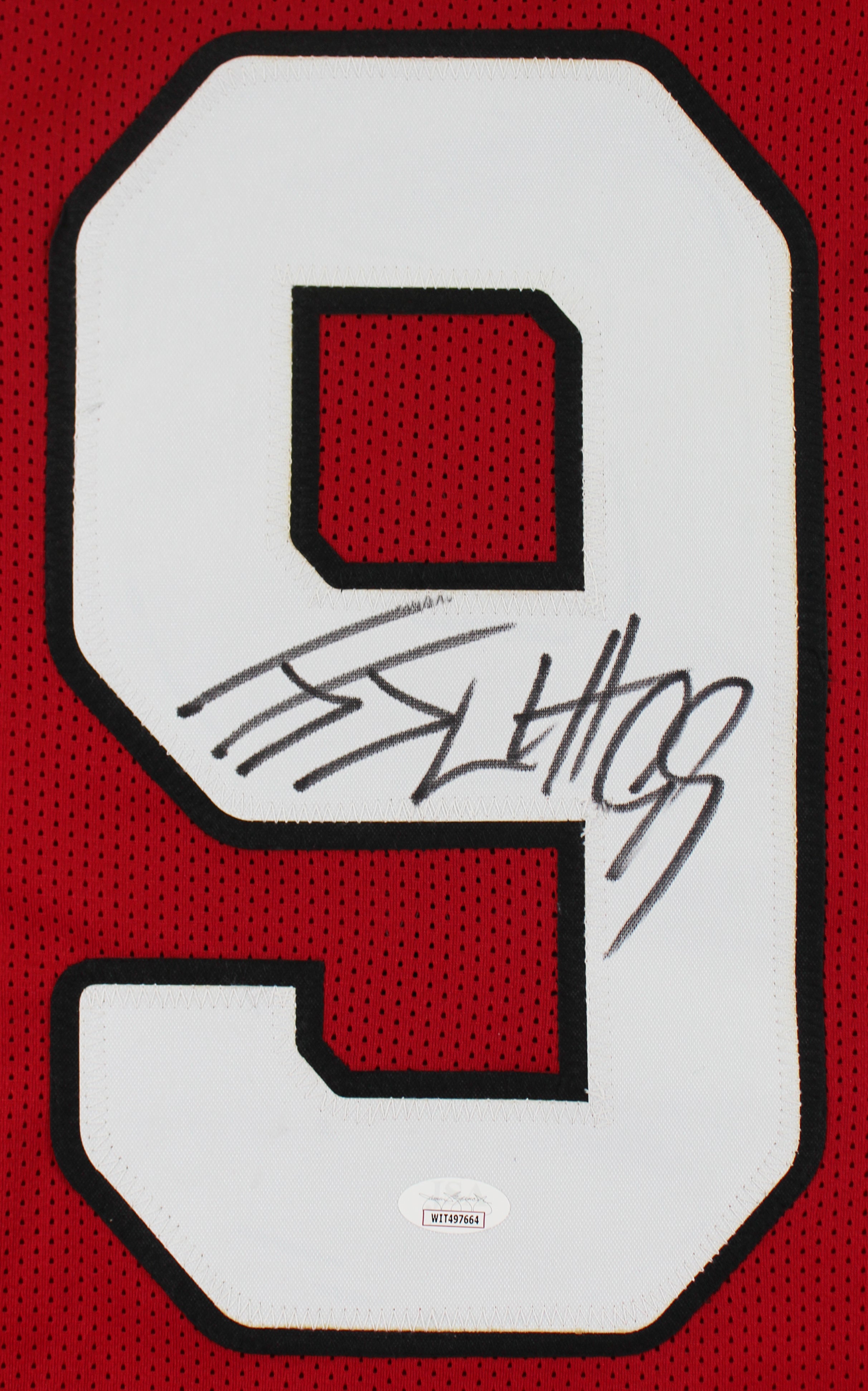 J.J. Watt Authentic Signed Red Pro Style Jersey Autographed JSA Witnessed